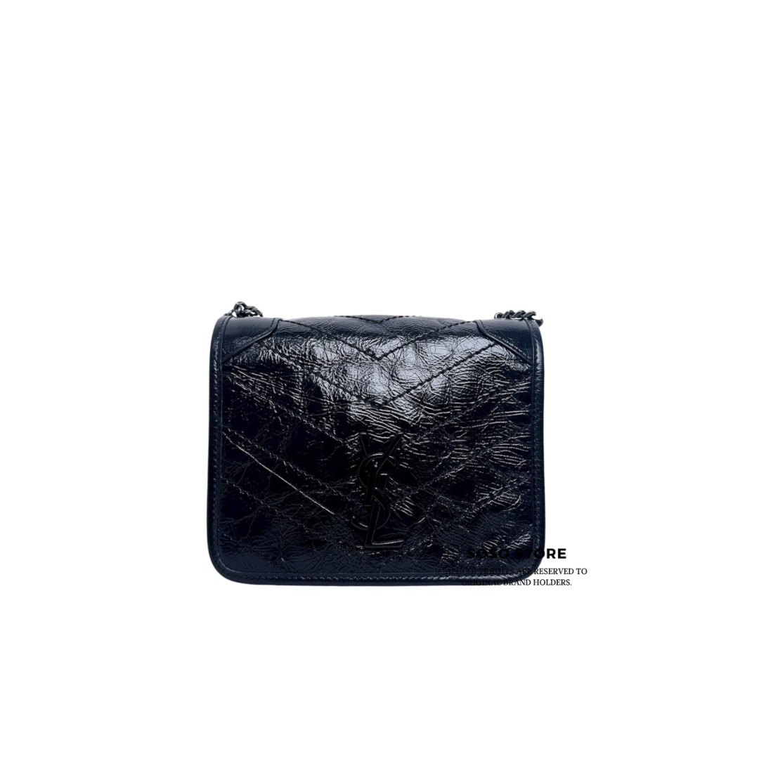 YSL Mini Niki Bag - Black / Shw