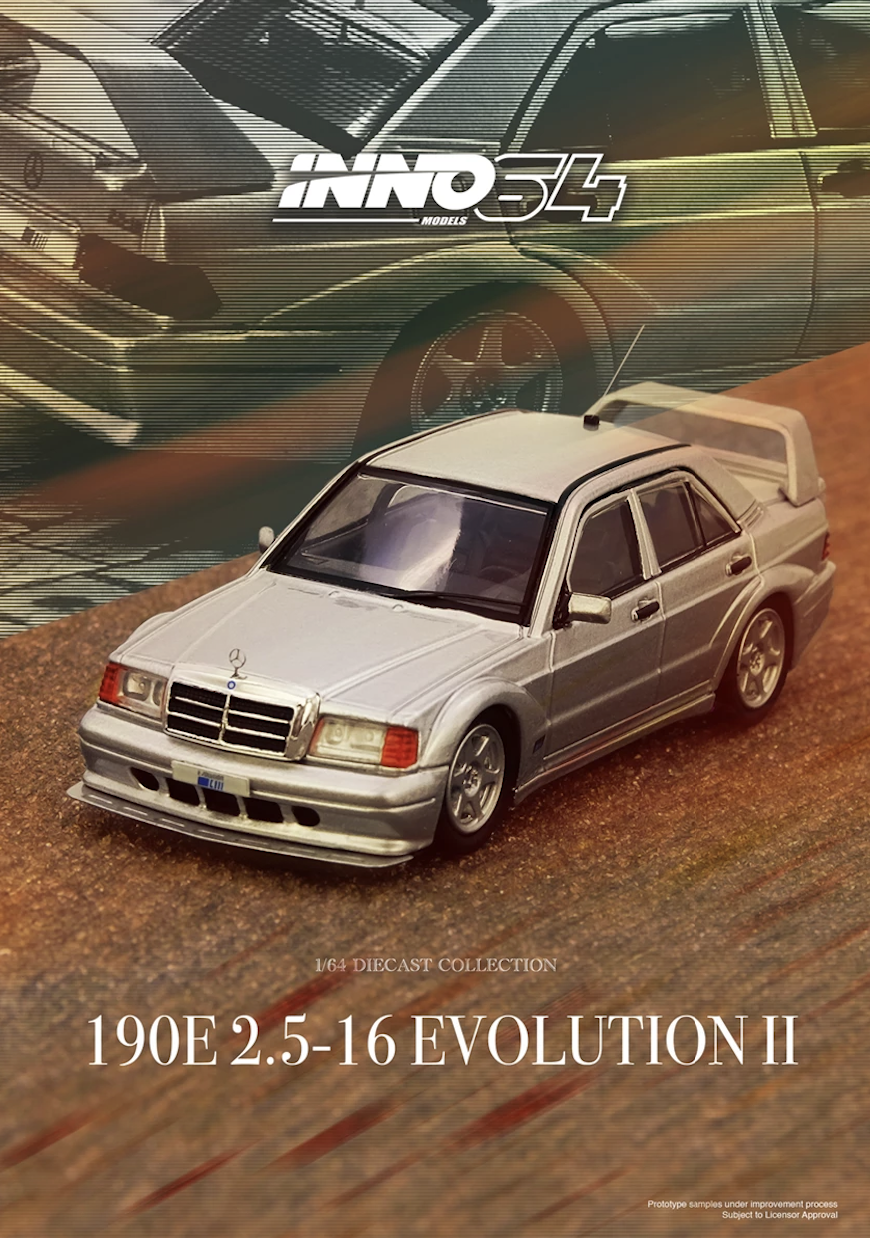 【預訂】INNO64 Mercedes Benz 190E Silver