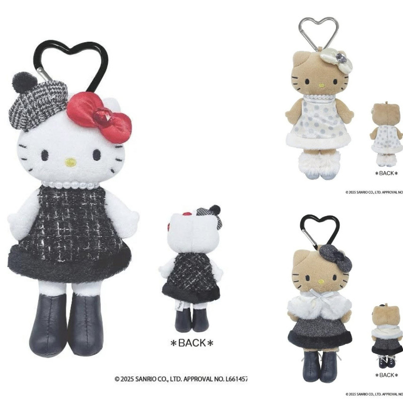 日本最新款長腿KITTY掛飾 蕾絲系列/冬日系列