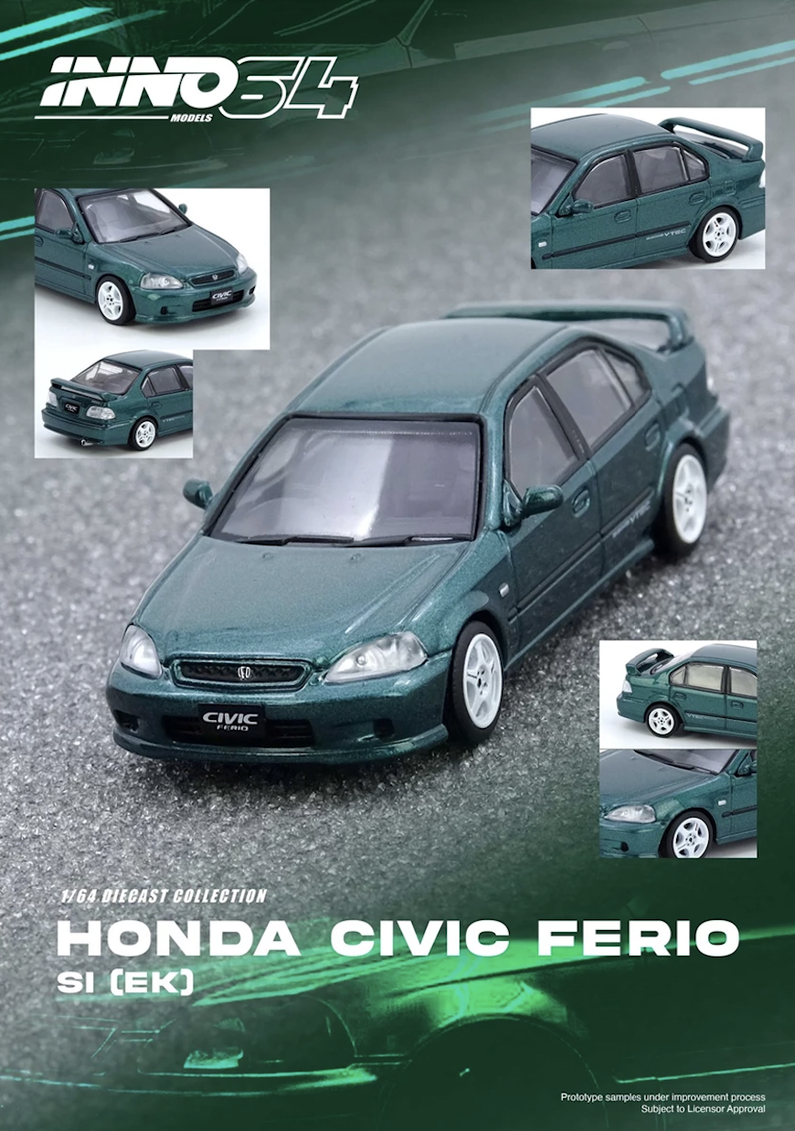 【預訂】INNO64 Honda Civic Ferio Si (EK) Green