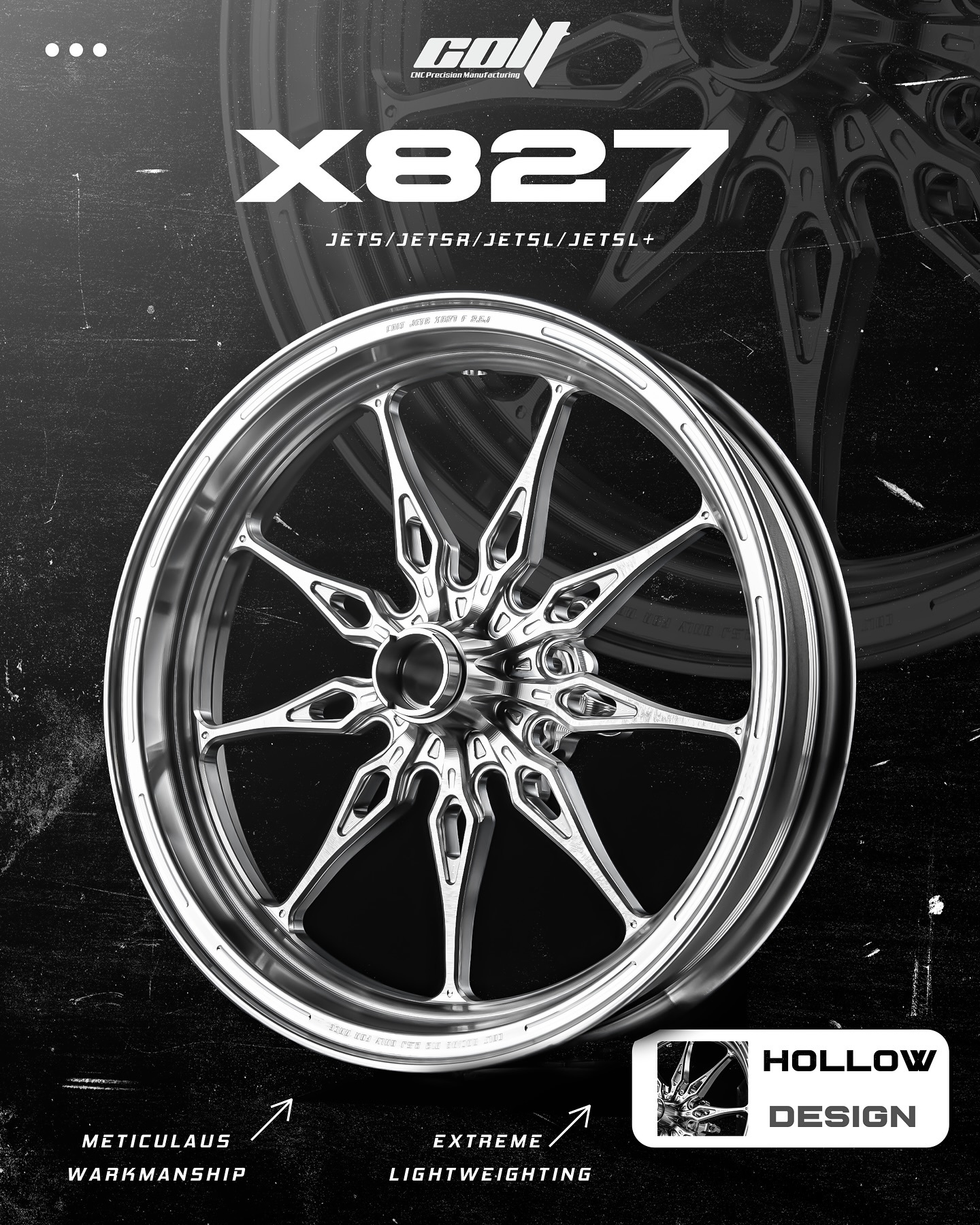 COLT X827 鍛造輪框