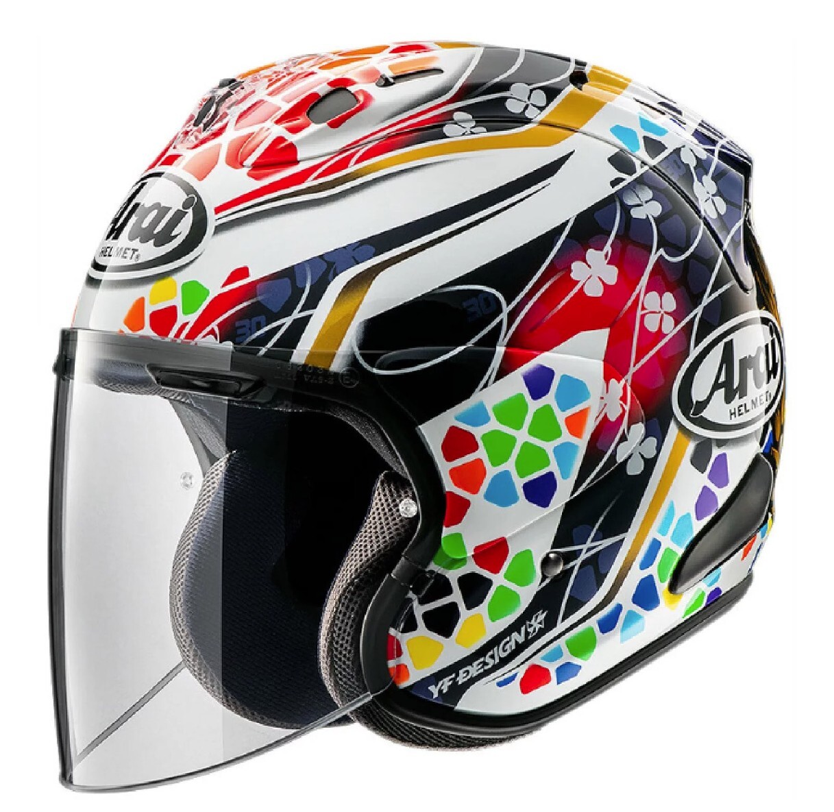 Arai VZ-RAM NAKAGAMI GP2 中上貴晶 選手彩繪 半罩安全帽