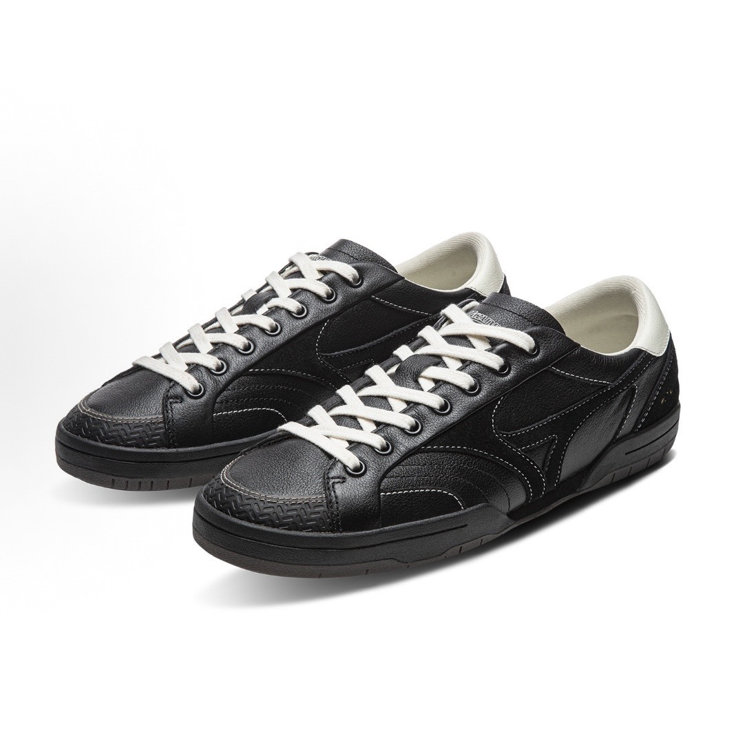 【代購】Mizuno 美津濃 CT CLUB 全黑 / 黑武士 / 奶油白 皮革 復古板鞋 薄底鞋 外縫線設計