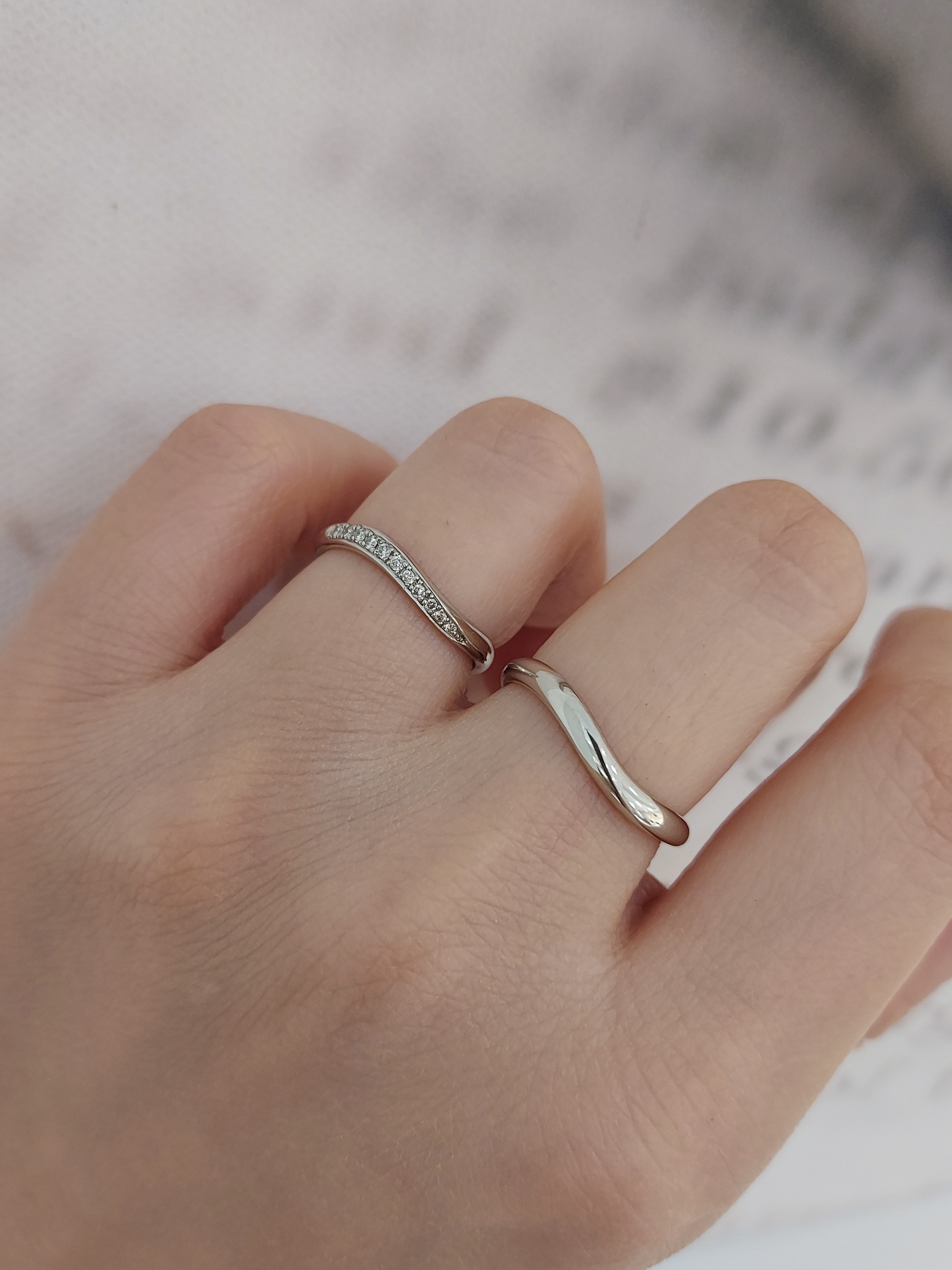 Anelli di Ginza - PRIMAVERA 鉑金 (Pt900) 結婚戒指