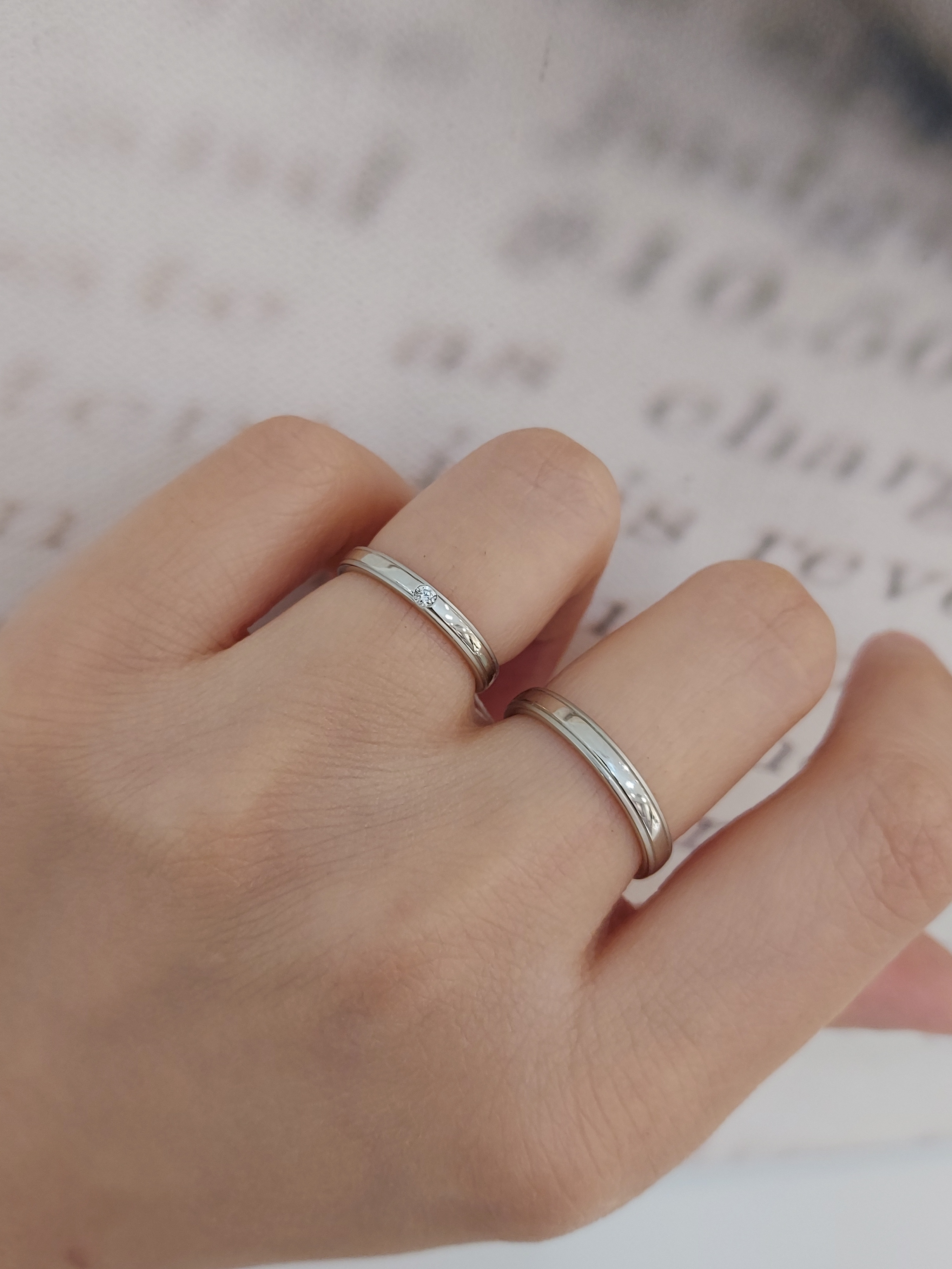 Anelli di Ginza - FELICITA 鉑金 (Pt900) 結婚戒指