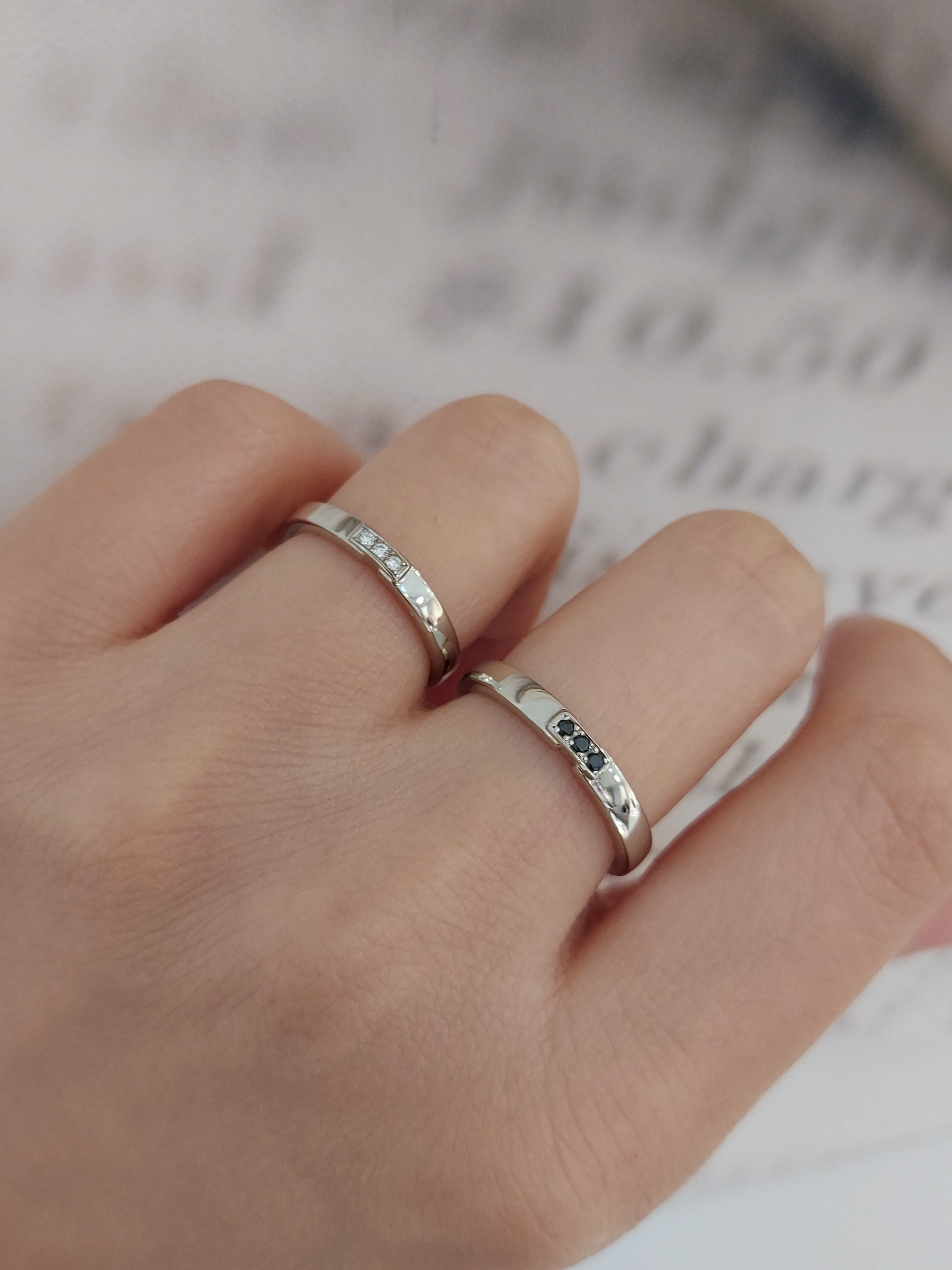 Anelli di Ginza -SENTIMENTO 鉑金 (Pt900) 結婚戒指