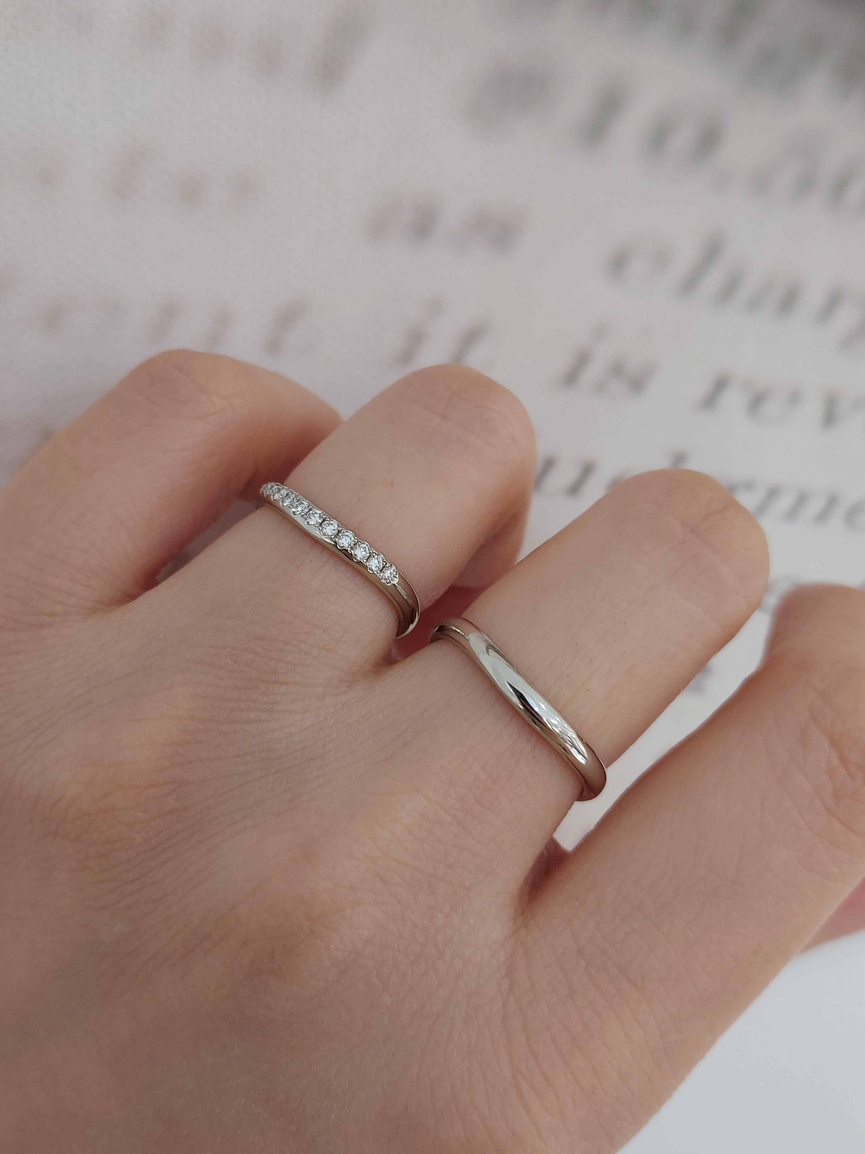 Anelli di Ginza - IDILLIO 鉑金 (Pt900) 結婚戒指