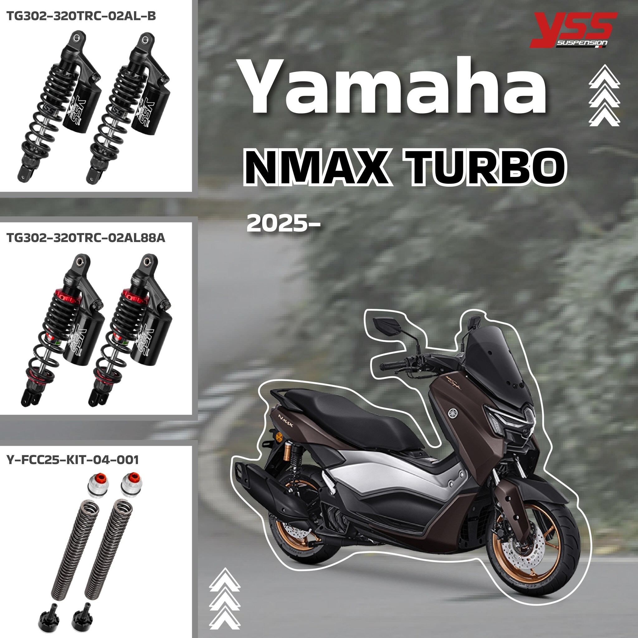 YSS N-MAX V3 避震器套件