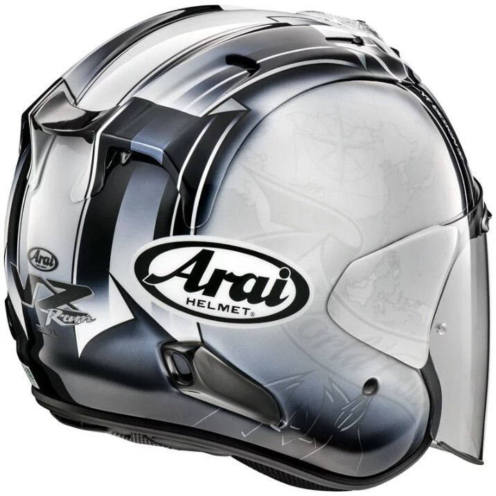 Arai VZ-RAM HARADA TOUR 白地圖 半罩安全帽