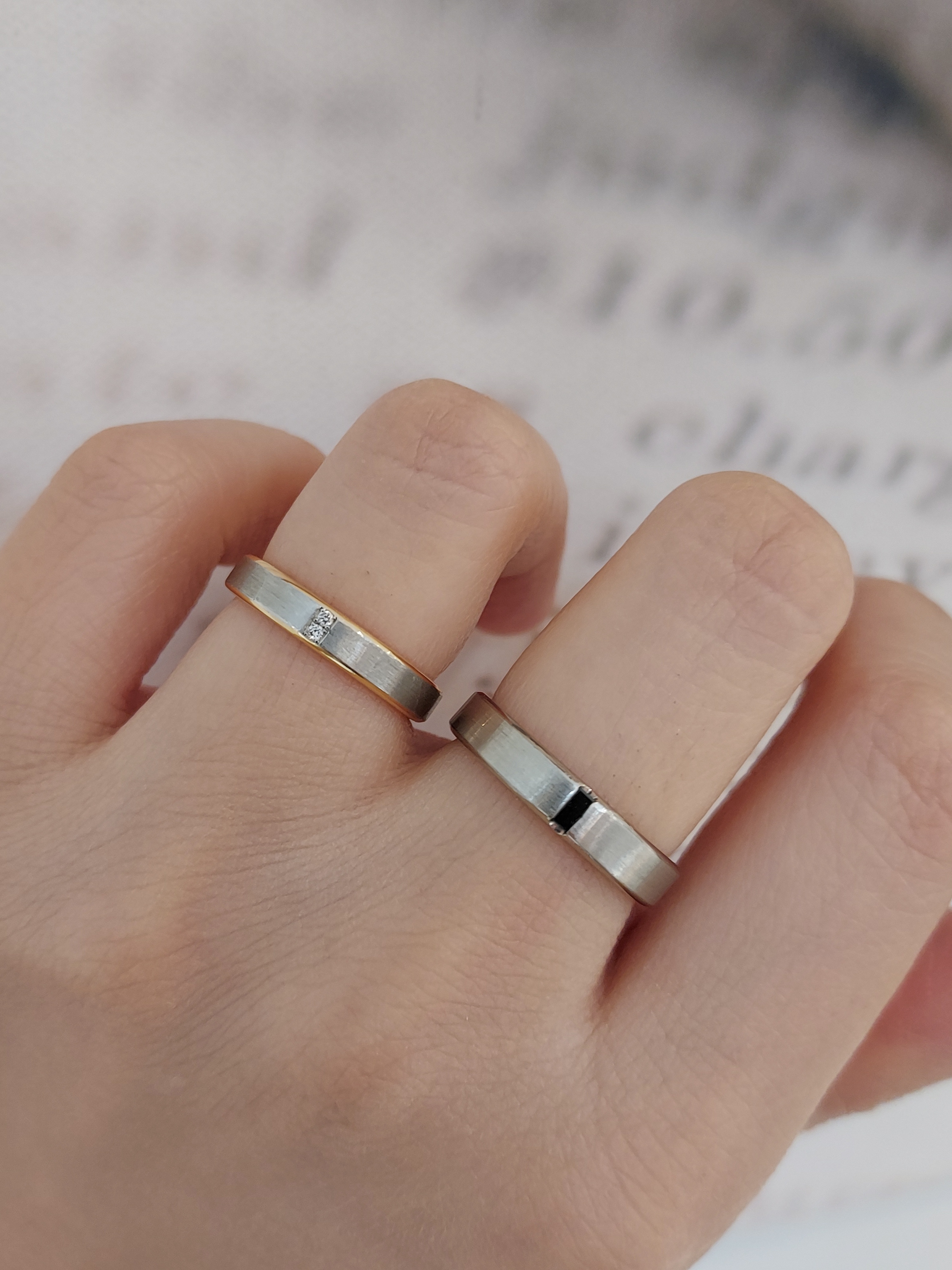 Anelli di Ginza - INCONTRO 鉑金 (Pt900)/ 18K玫瑰金 結婚戒指