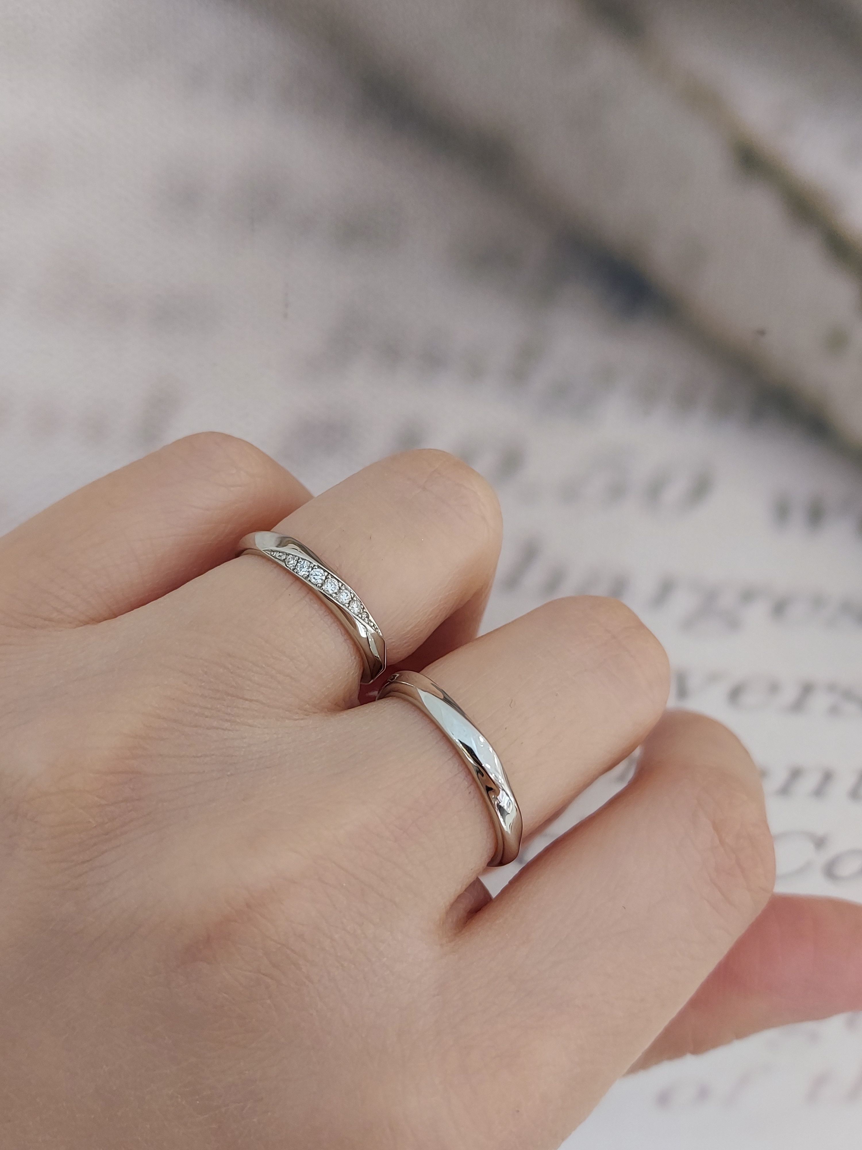 Anelli di Ginza - ANIMA 鉑金 (Pt900) 結婚戒指