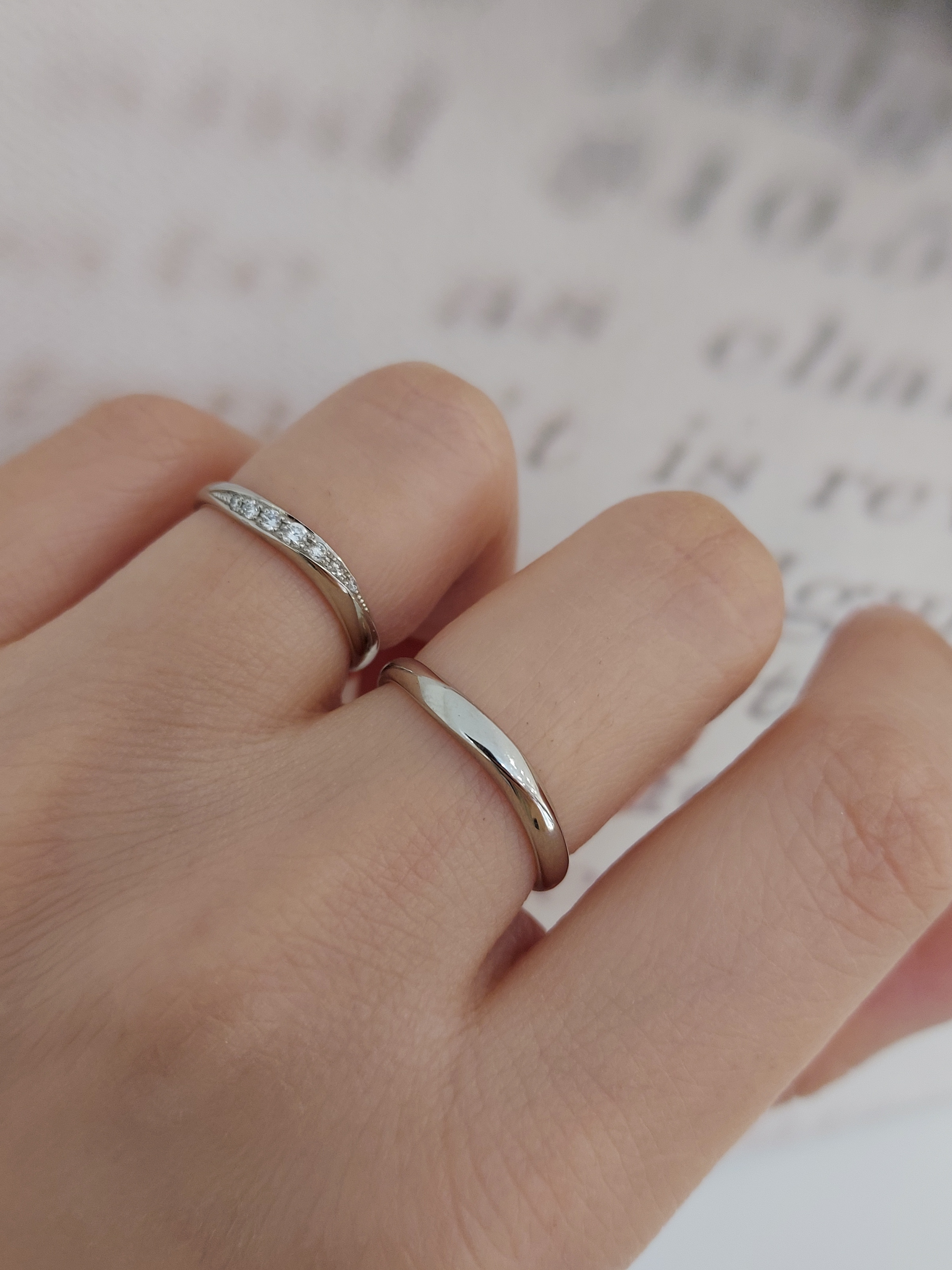 Anelli di Ginza - DESIDERIO 鉑金 (Pt900) 結婚戒指