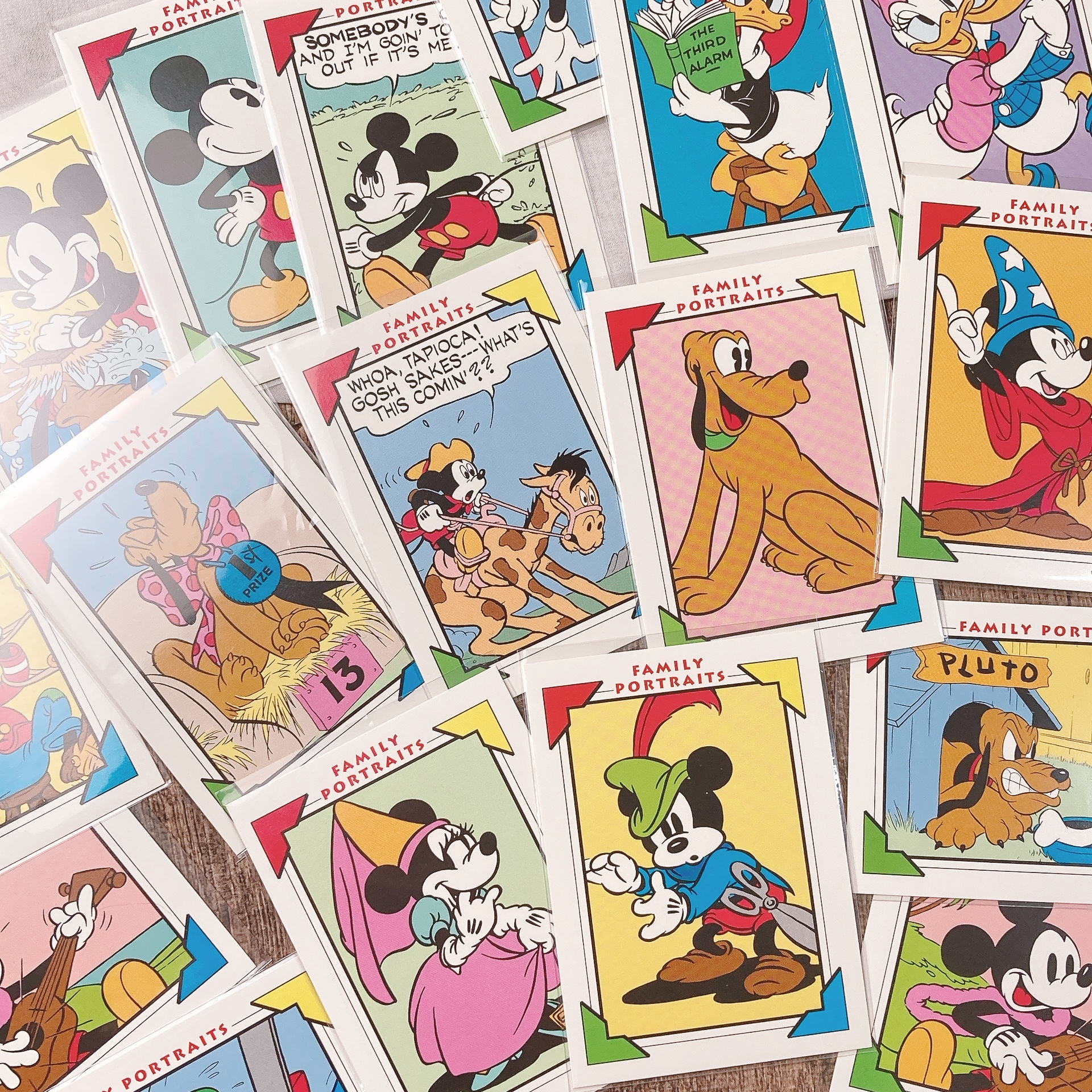 老舖｜90年代 迪士尼 全家福收藏卡