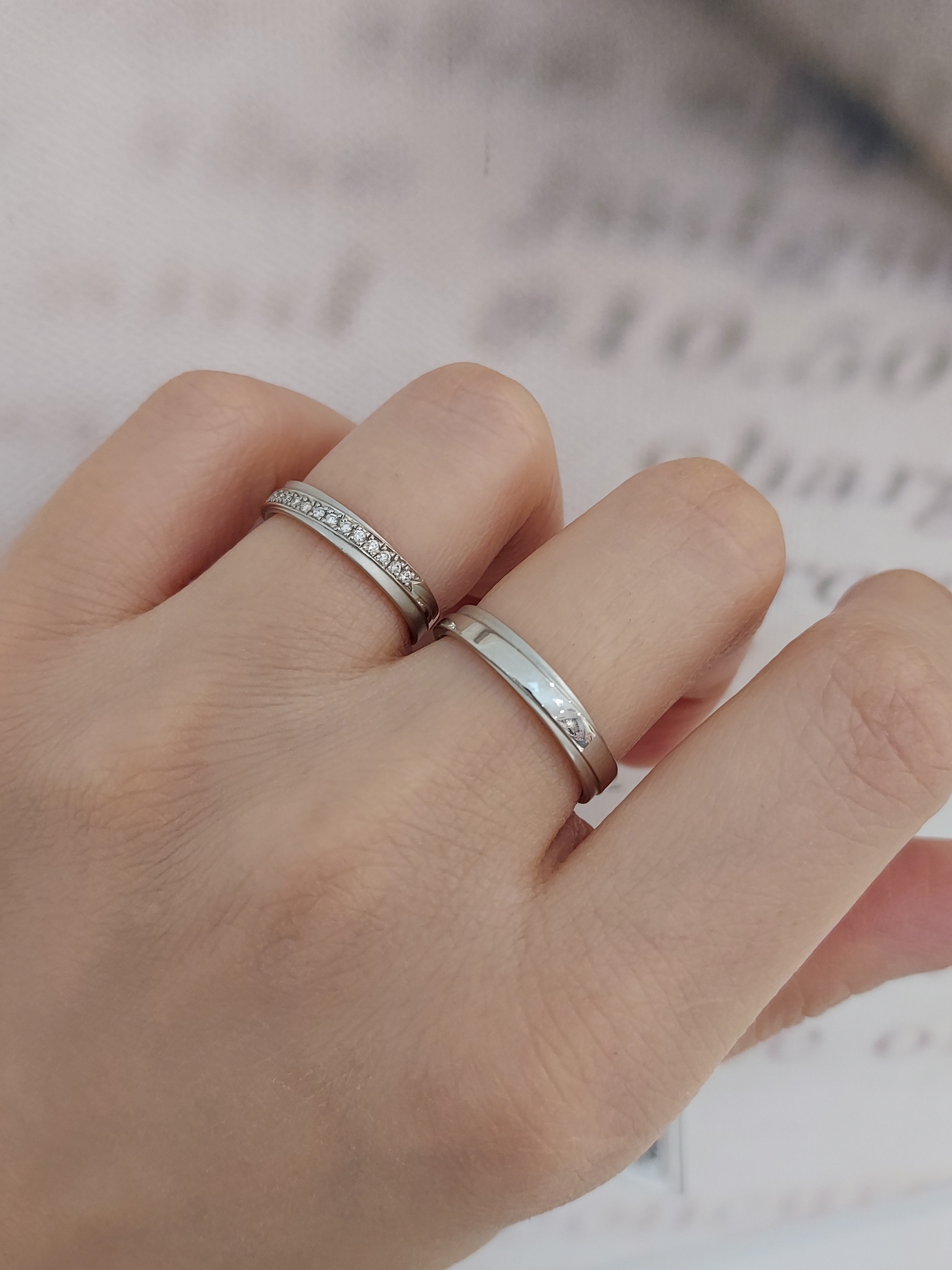 Anelli di Ginza - FASCINO 鉑金 (Pt900) 結婚戒指