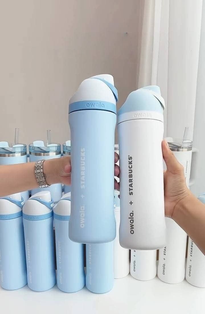 <黑五限定> Starbucks x Owala  夏日海洋 冷水壺 710ml