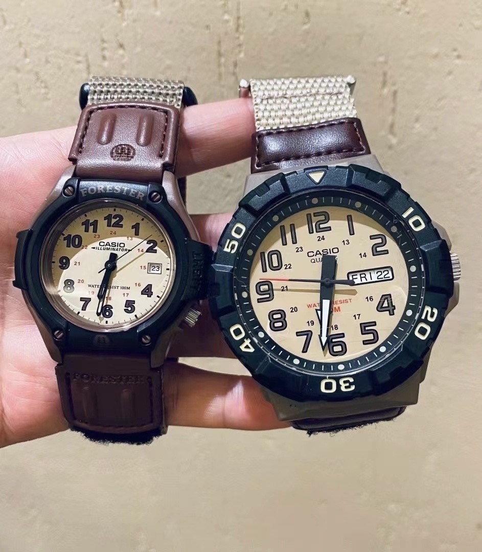 代購-CASIO卡西歐 YOUTH系列 圓盤三針 石英機芯 尼龍錶帶 日韓錶