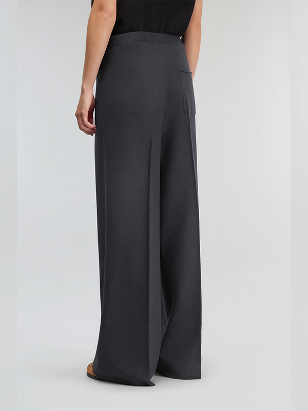 Semicouture  精梳羊毛彈性長褲(深灰)