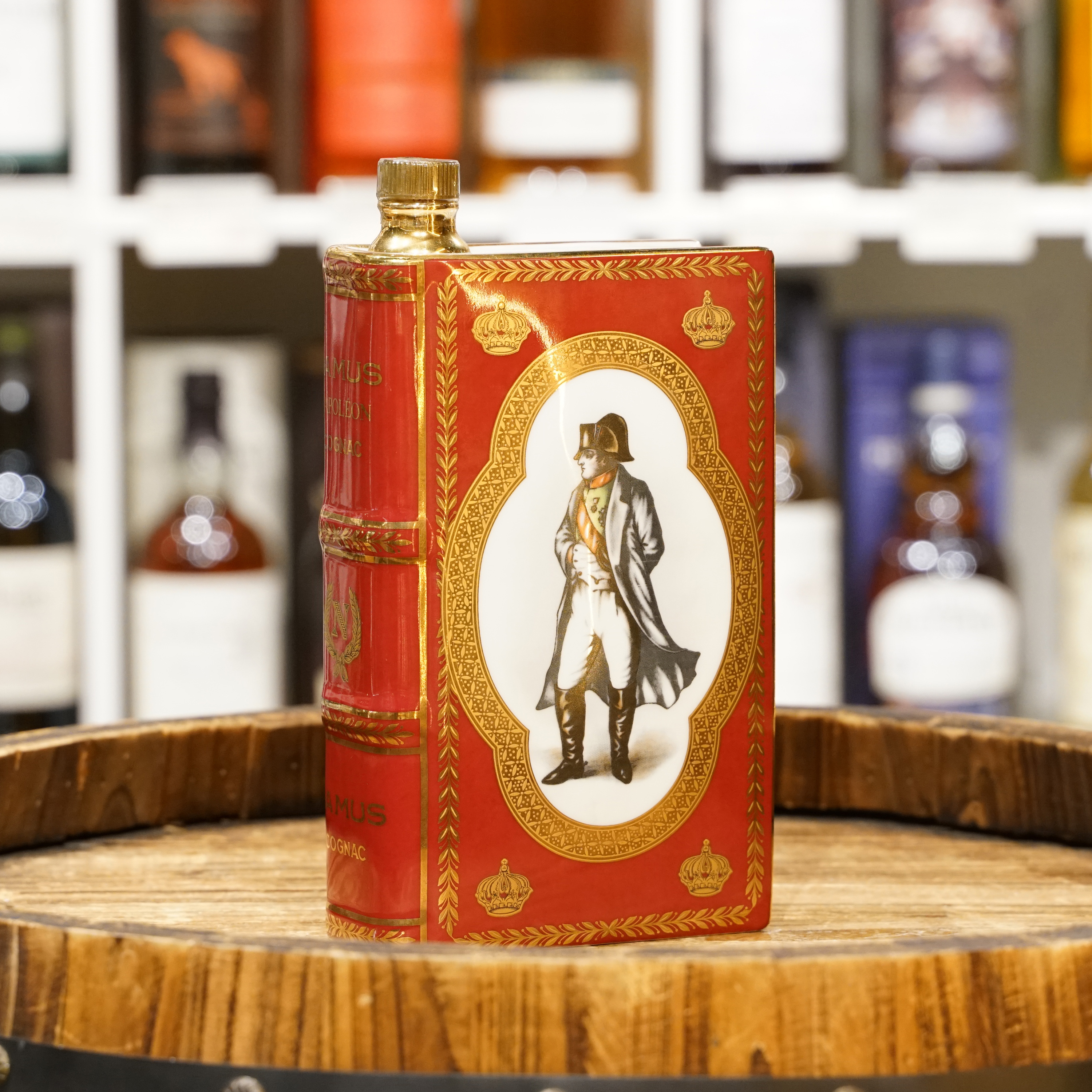 Camus Napoleon Cognac Book 紅 Decanter 1960-70s