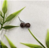 yyss250801912  血舒圆珠耳钉   尺寸：珠子大小约6mm，克重约0.5～0.7