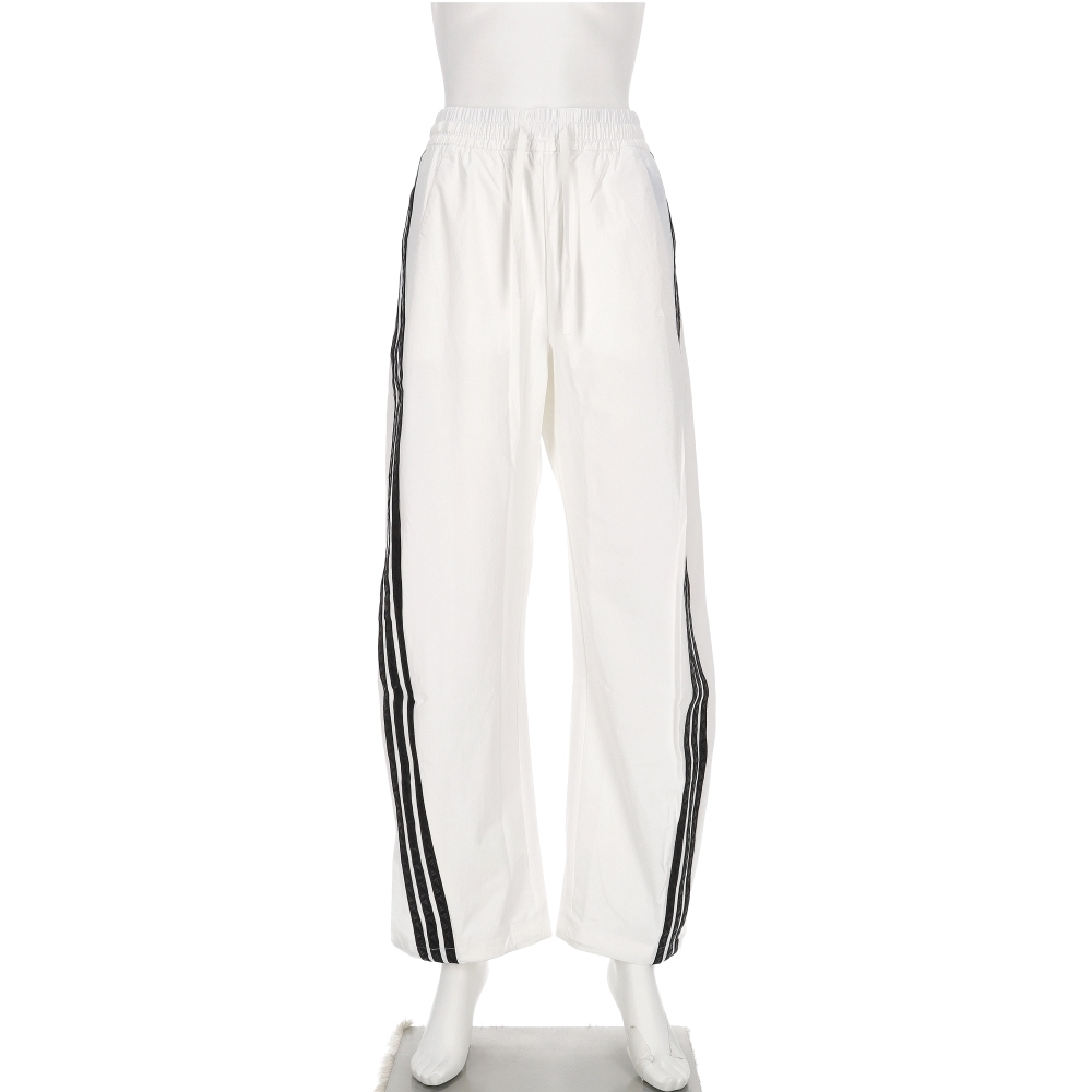 Adidas S Wv Banana Pnt 女款 白色 寬鬆 彈性腰頭 休閒 長褲 KB5223