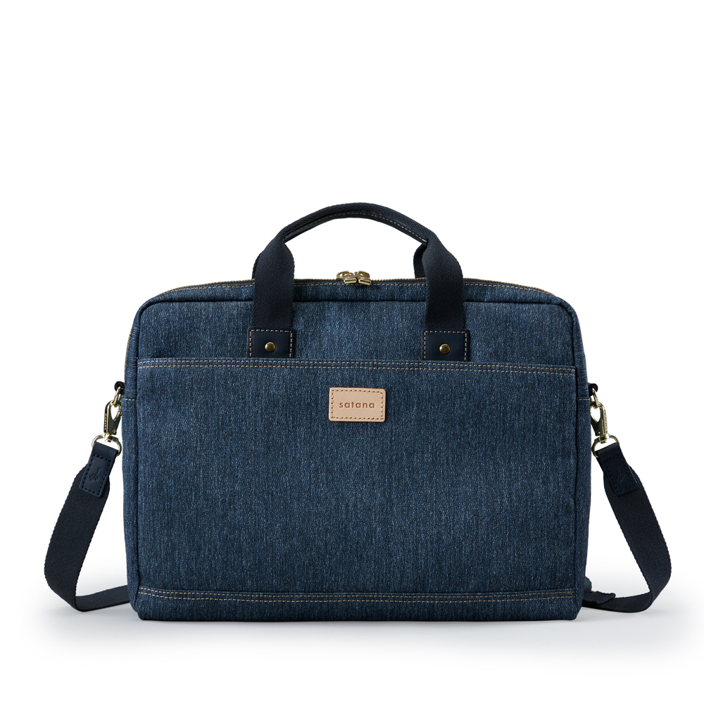 Denim 14吋筆電包-深丹寧藍