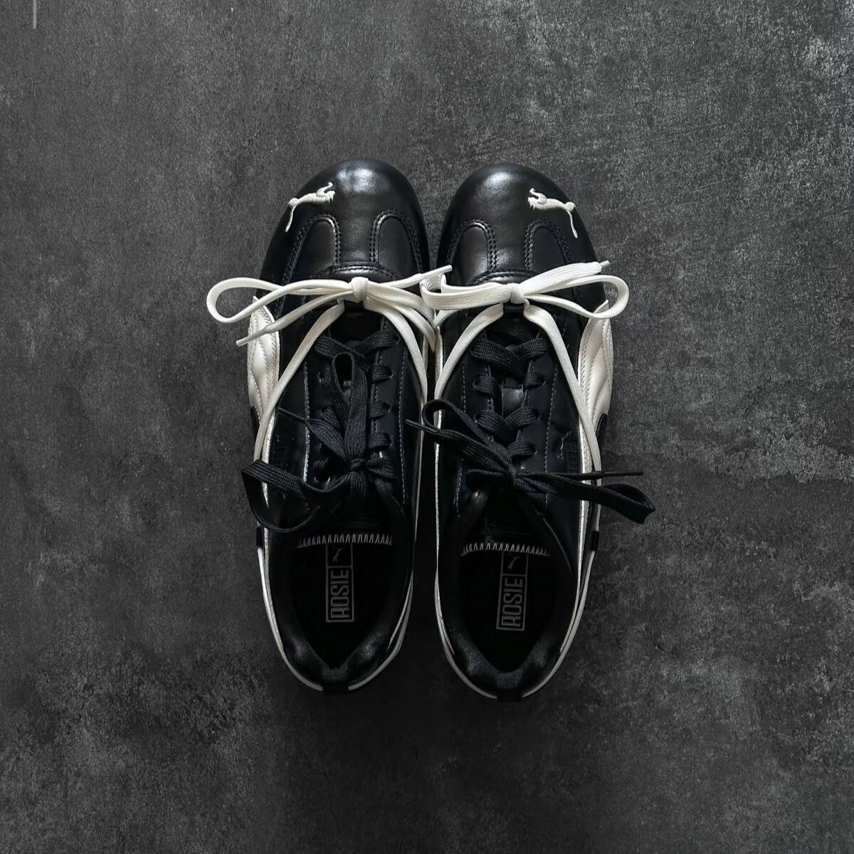 【代購】PUMA x ROSÉ Speedcat Premium 女款 黑色 奶油白 芭蕾風聯名賽車鞋