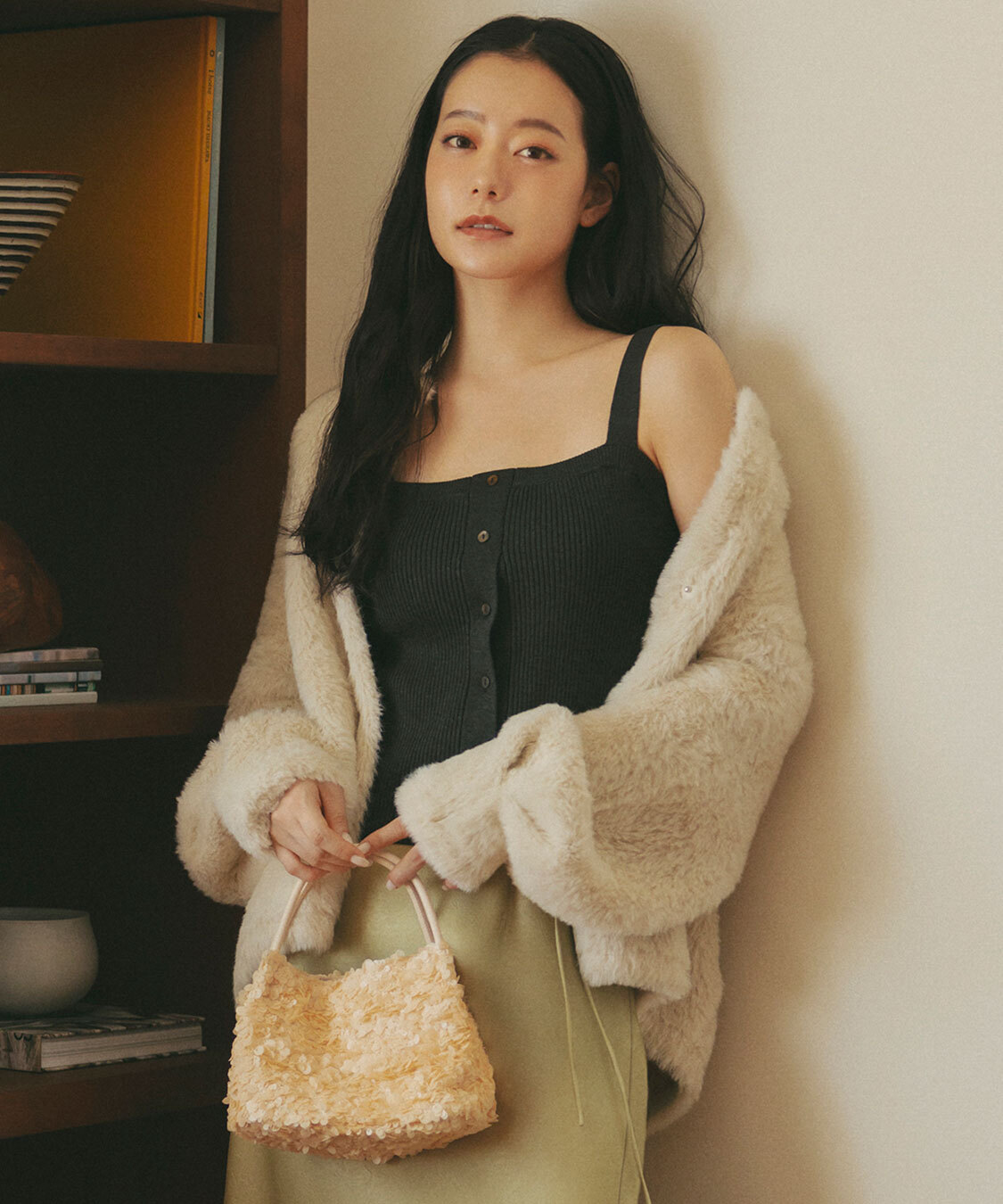 [預購] 折扣COCO DEAL 羽毛感針織外套