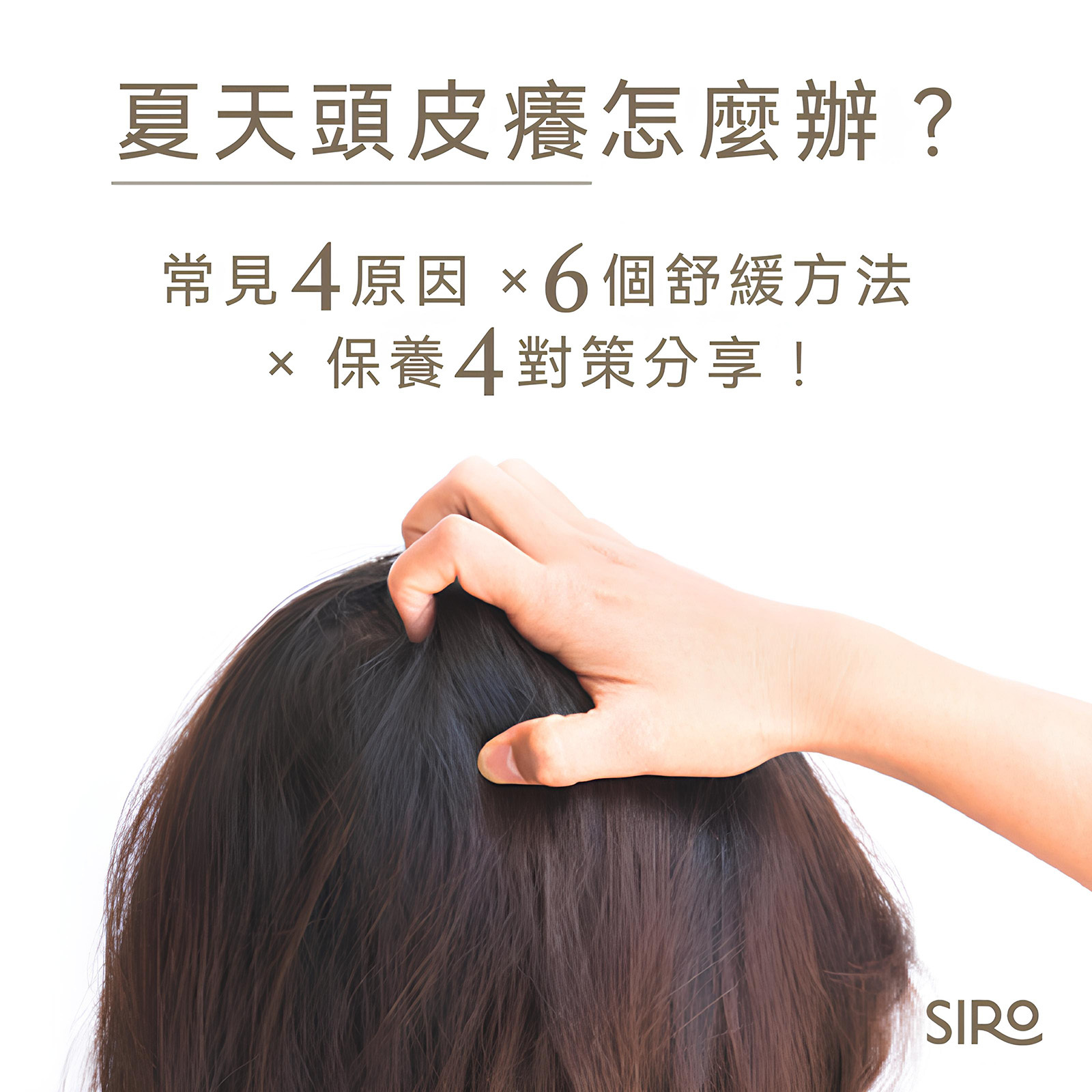 夏天頭皮癢怎麼辦？常見4原因×6個舒緩方法×保養4對策分享！