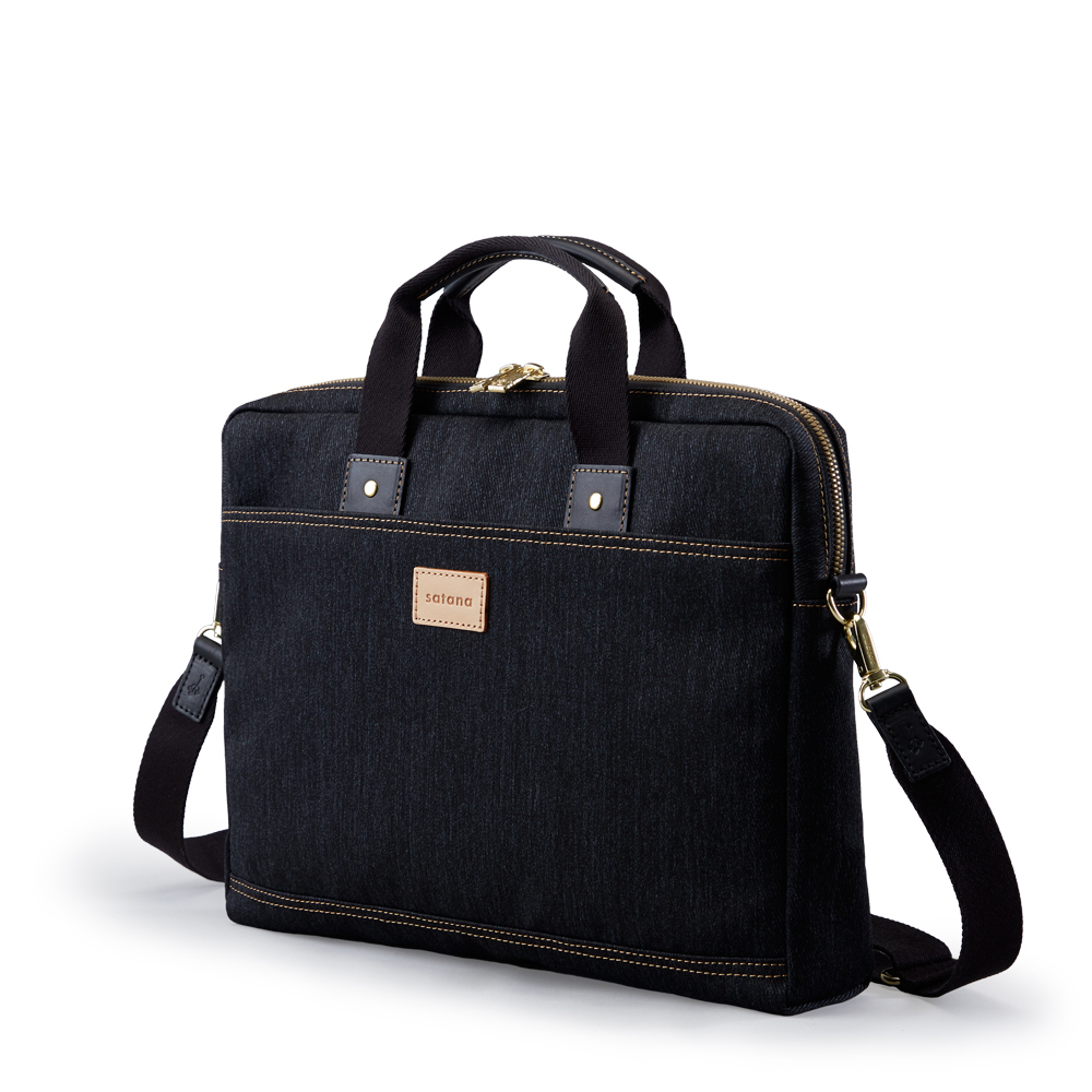 Denim 14吋筆電包-丹寧黑