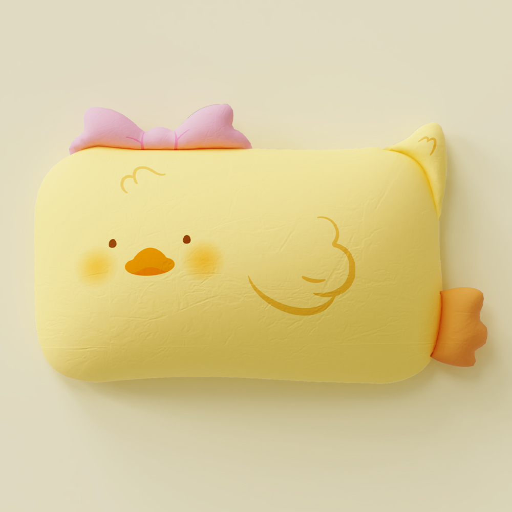 Milo&Gabby美國 動物好朋友超細纖維防蹣抗菌mini枕心+枕套組｜Ari小雞