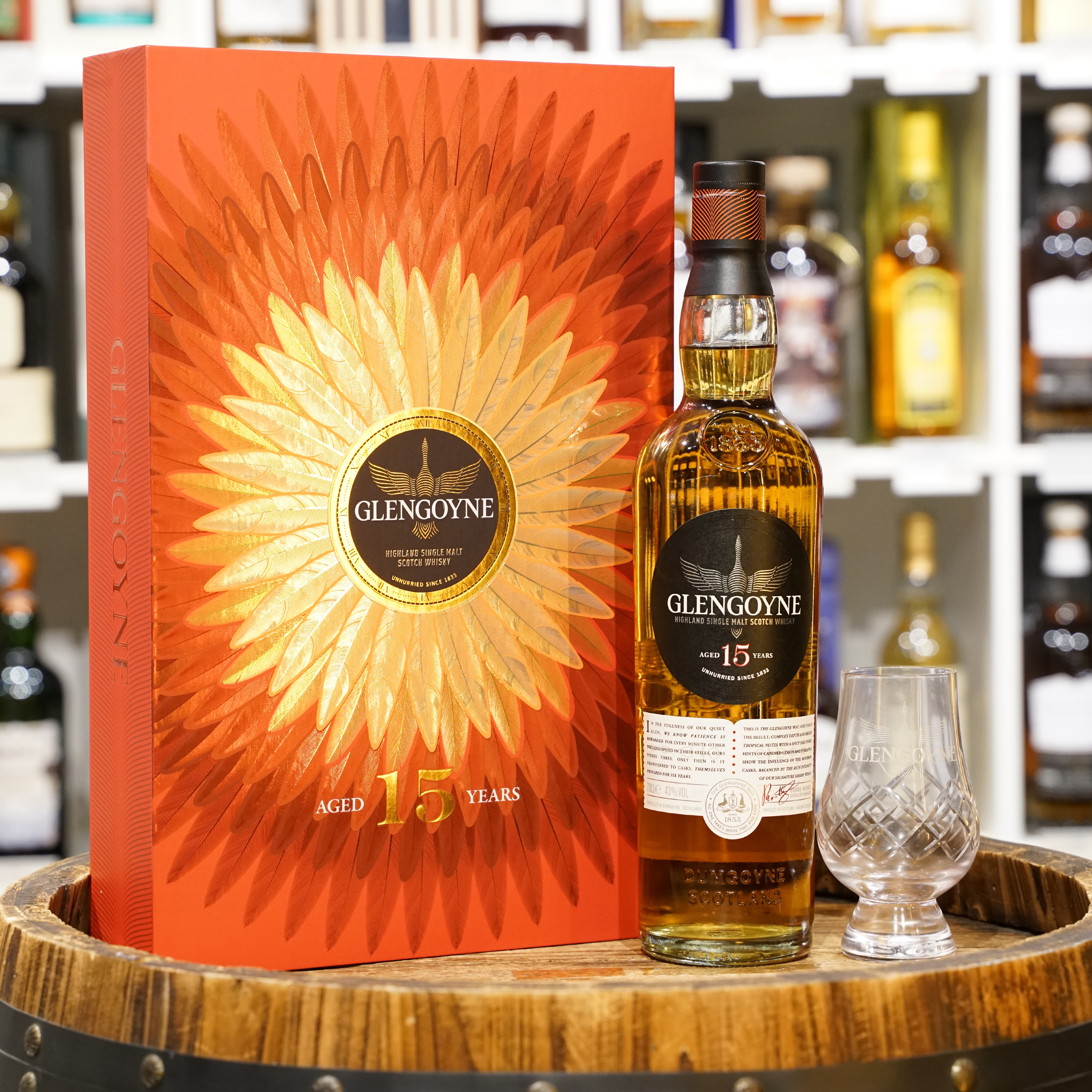 Glengoyne 15 Years Old Single Malt Whisky Gift Set