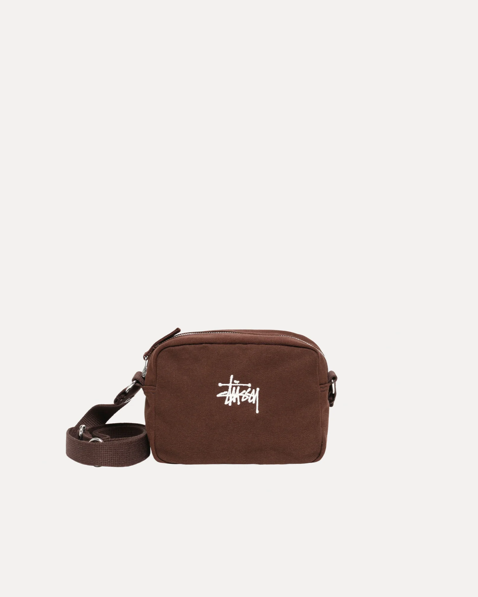Stussy Canvas Side Pouch - Brown