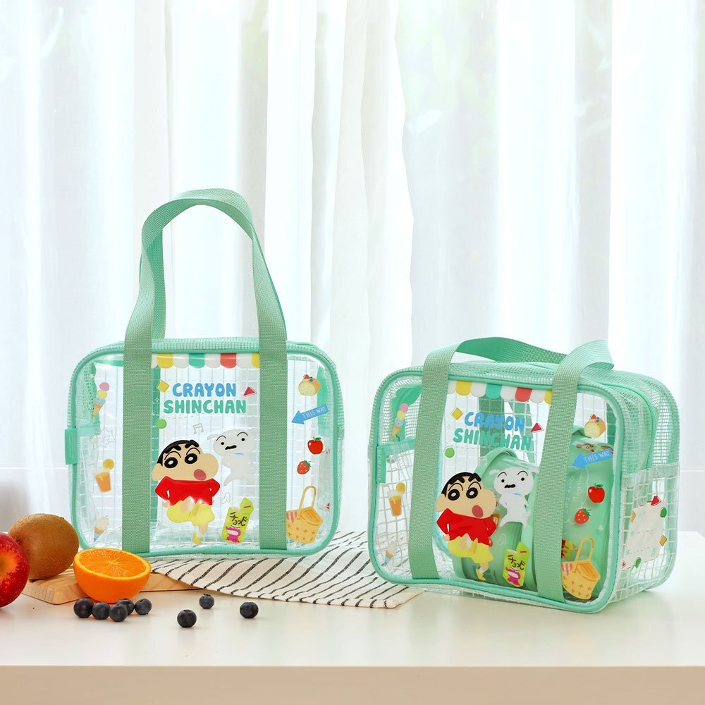 【樂森藥局】HOUSUXI 防潑水透明 兒童餐袋