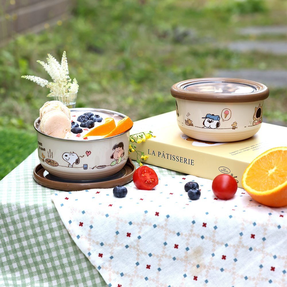 【樂森藥局】HOUSUXI 不鏽鋼雙層隔熱碗 730ml