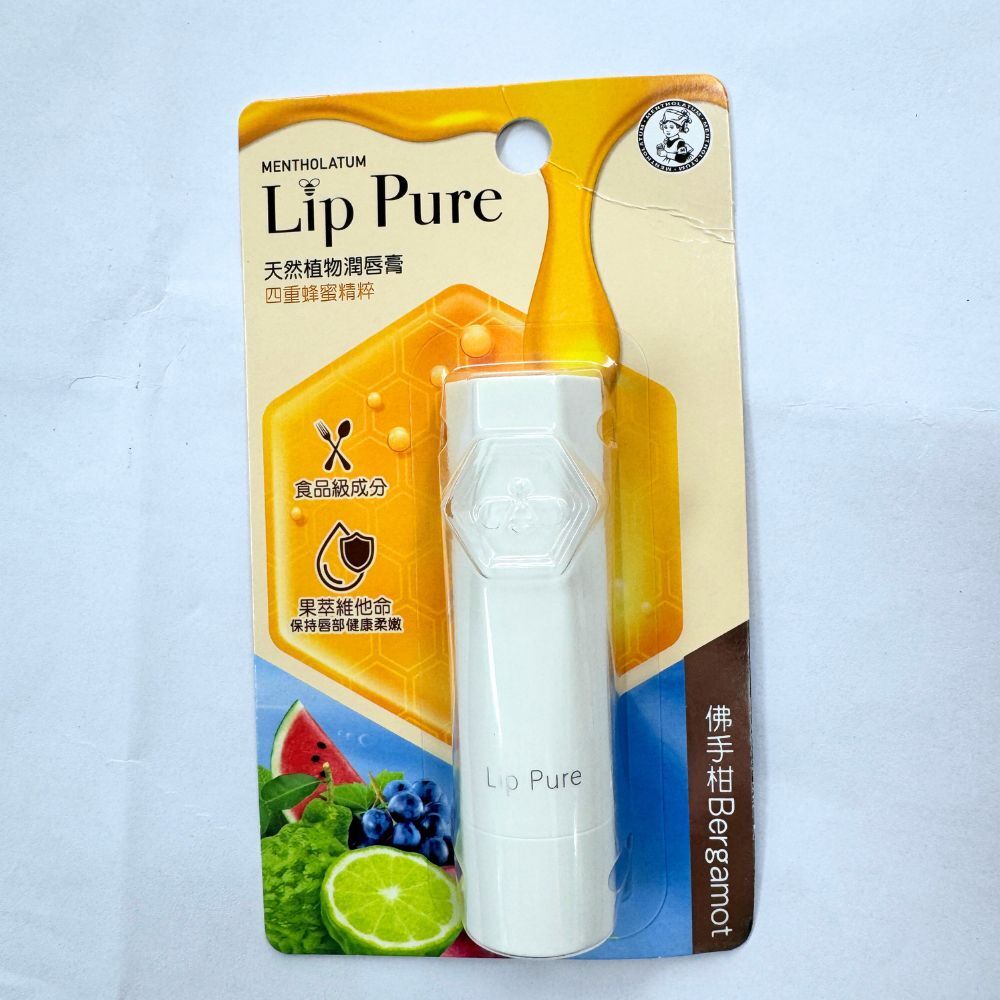 曼秀雷敦 天然植物潤唇膏 #佛手柑 4g