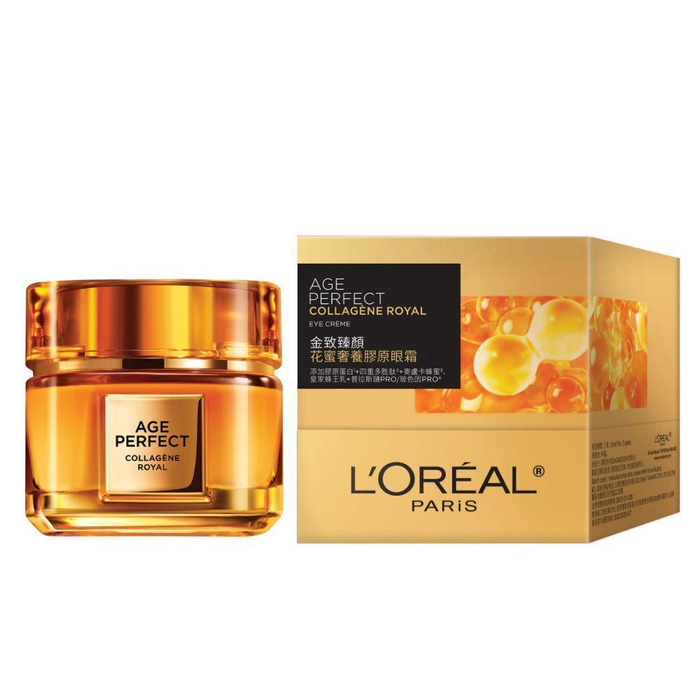 歐萊雅 第二代 金致臻顏花蜜奢養膠原眼霜 20ml