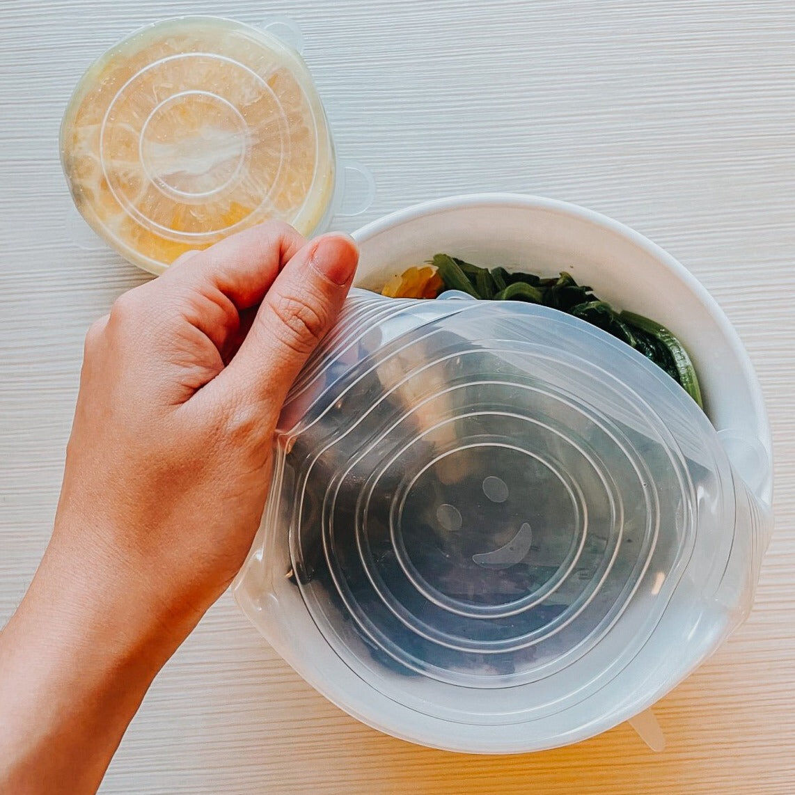 【綠印生活】矽膠保鮮蓋 可重複使用保鮮蓋｜6入組