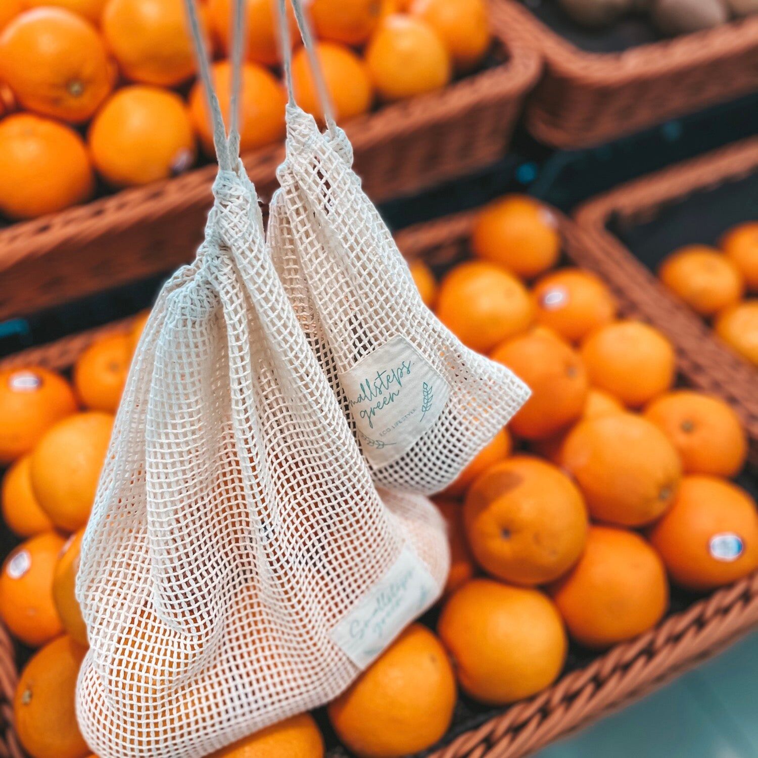 【綠印生活】蔬果裸買袋｜3入組