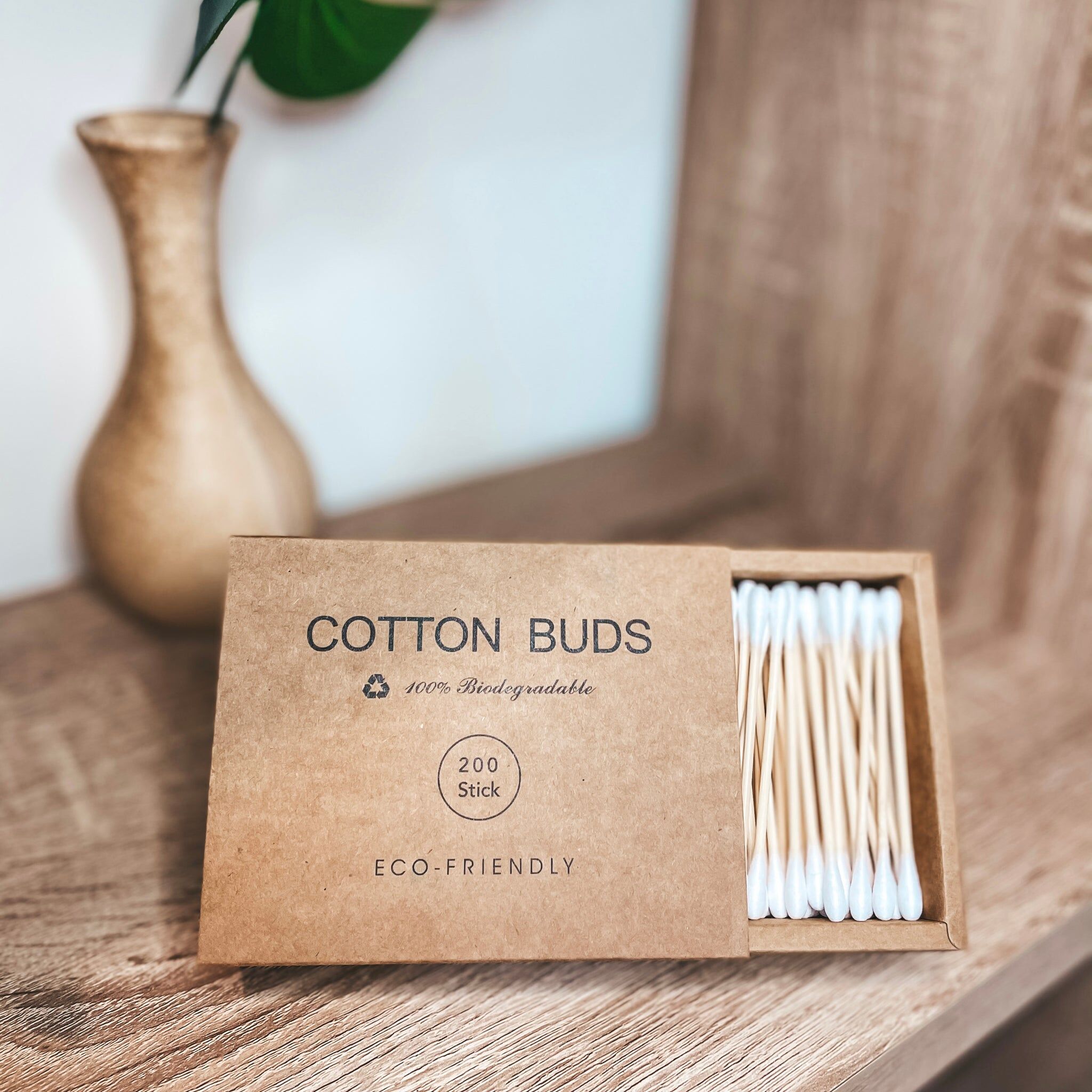 【綠印生活】竹製雙頭棉花棒|200支入