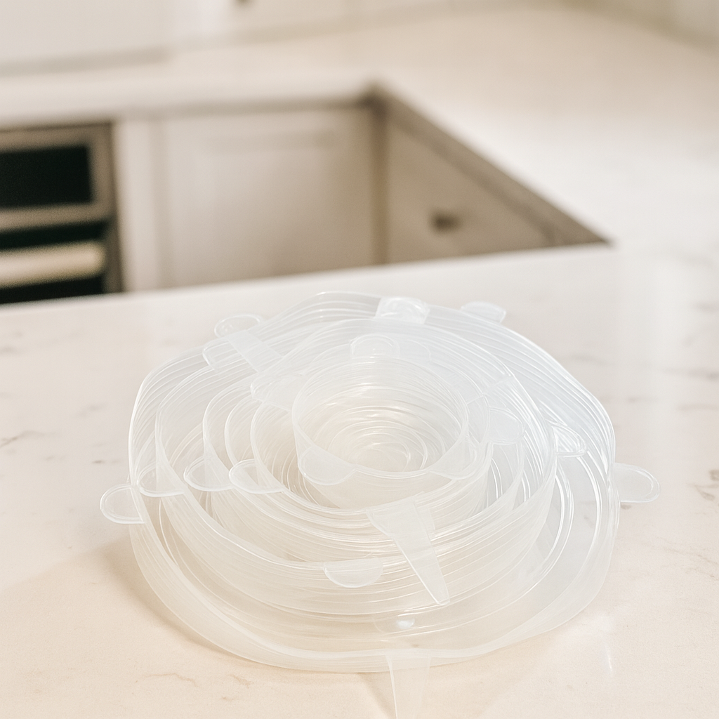 【綠印生活】矽膠保鮮蓋 可重複使用保鮮蓋｜6入組