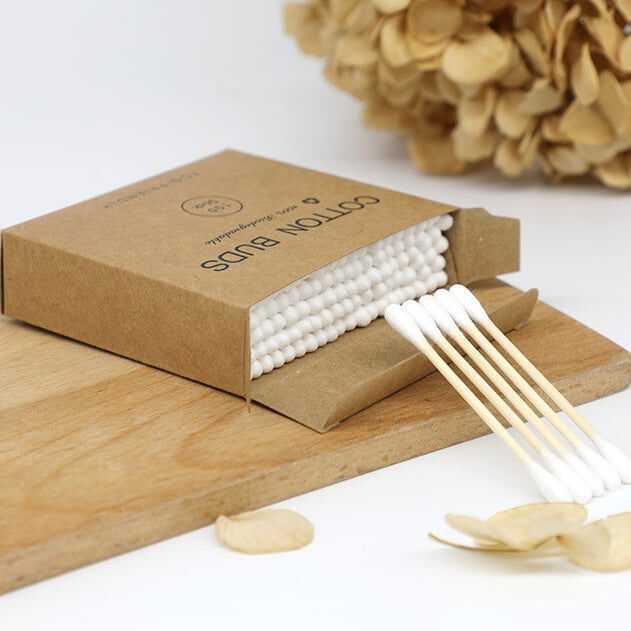 【綠印生活】竹製雙頭棉花棒|100支入