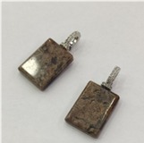 yy3028   黄金糖方牌吊坠