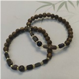 kkss250719960  沉香圆珠四棱手串  尺寸：约16手围，珠子大小约5*4~6*4mm，克重约3.5g