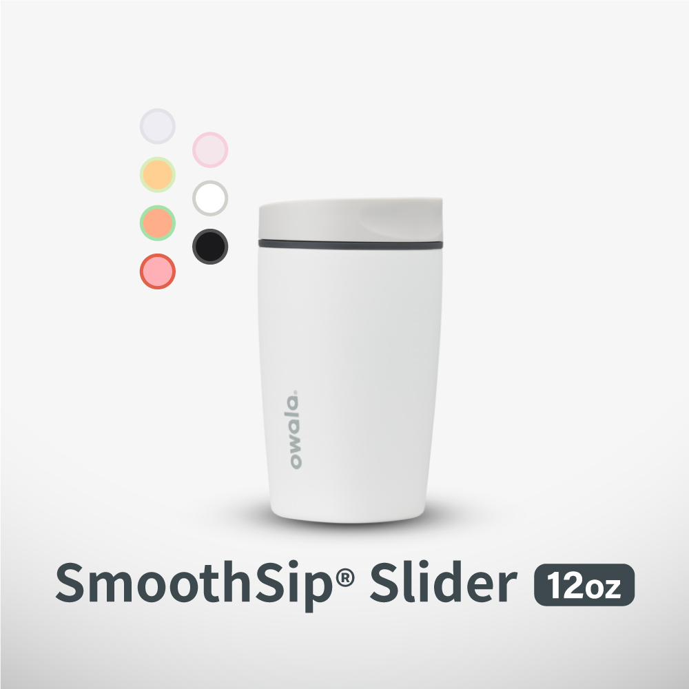 Owala® SmoothSip Slider|不鏽鋼咖啡杯 360ml
