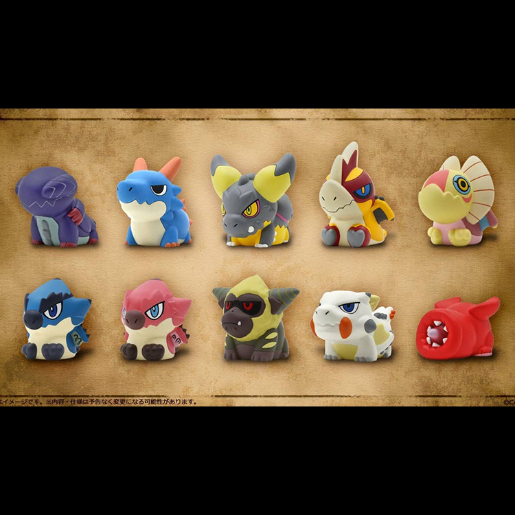 26年3月 CAPCOM CFB系列 手指公仔 魔物獵人Vol. 2(一中盒10入)