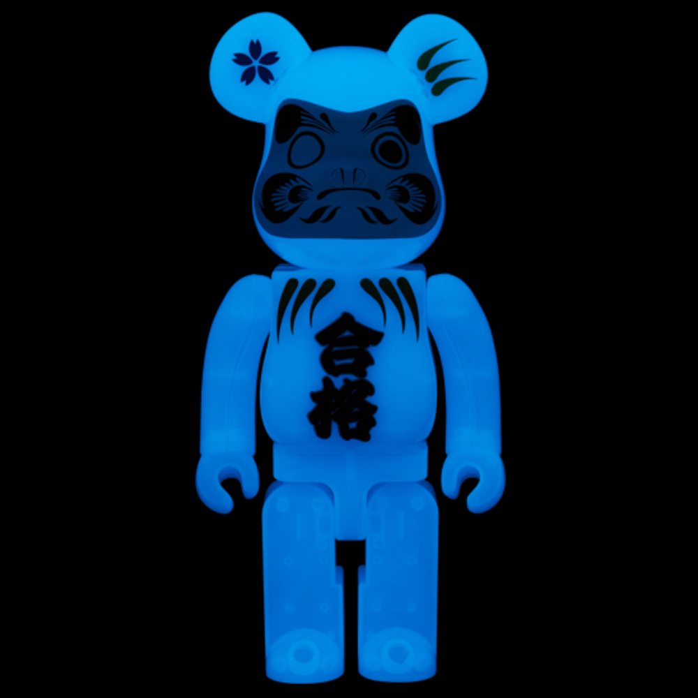達磨 合格 青蓄光 400％ BE@RBRICK