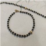 kkss25091863960  老油紫圆珠屁桃手链   尺寸：约16手围，珠子大小约3mm，克重约3g