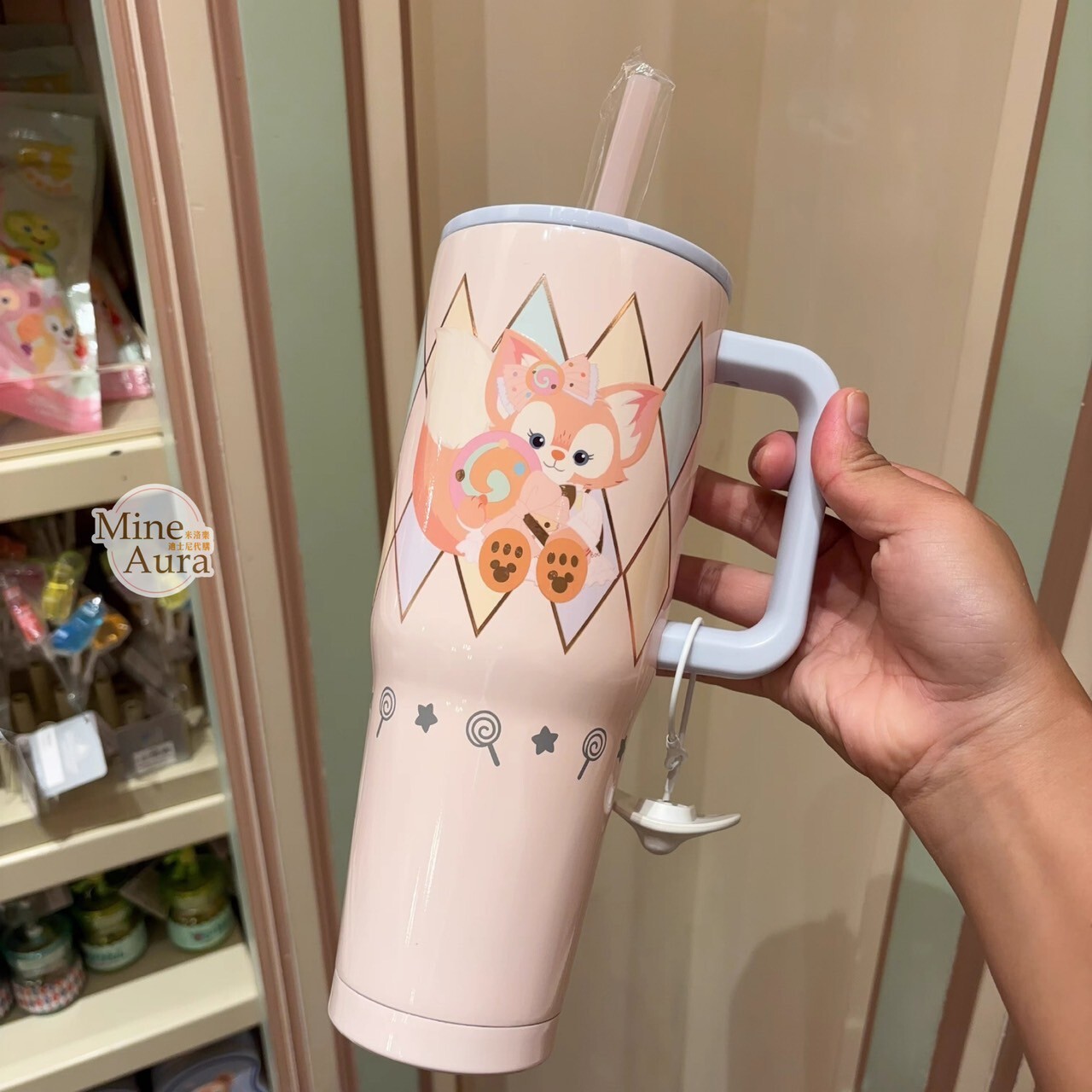 2025 夢幻慶典系列 玲娜貝兒 Linabell 大容量 吸管 水杯 -上海迪士尼樂園