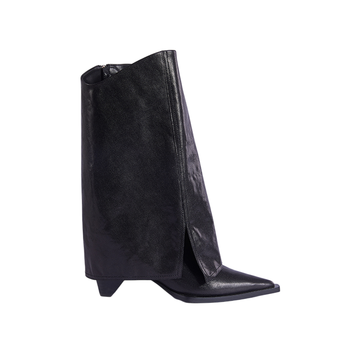 FLORENCE 皮革褲管靴