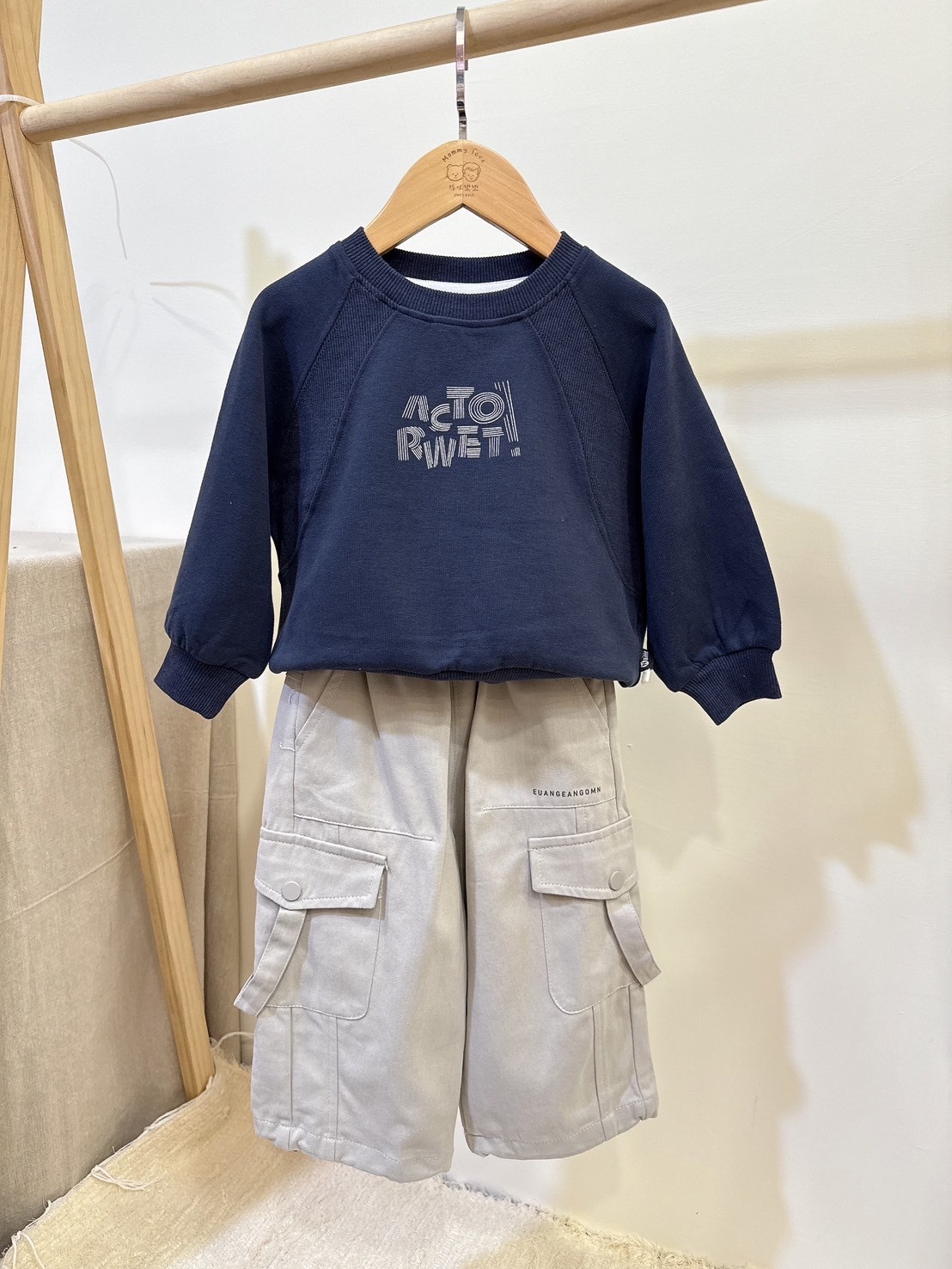 NH6595斜紋布口袋工裝褲c22